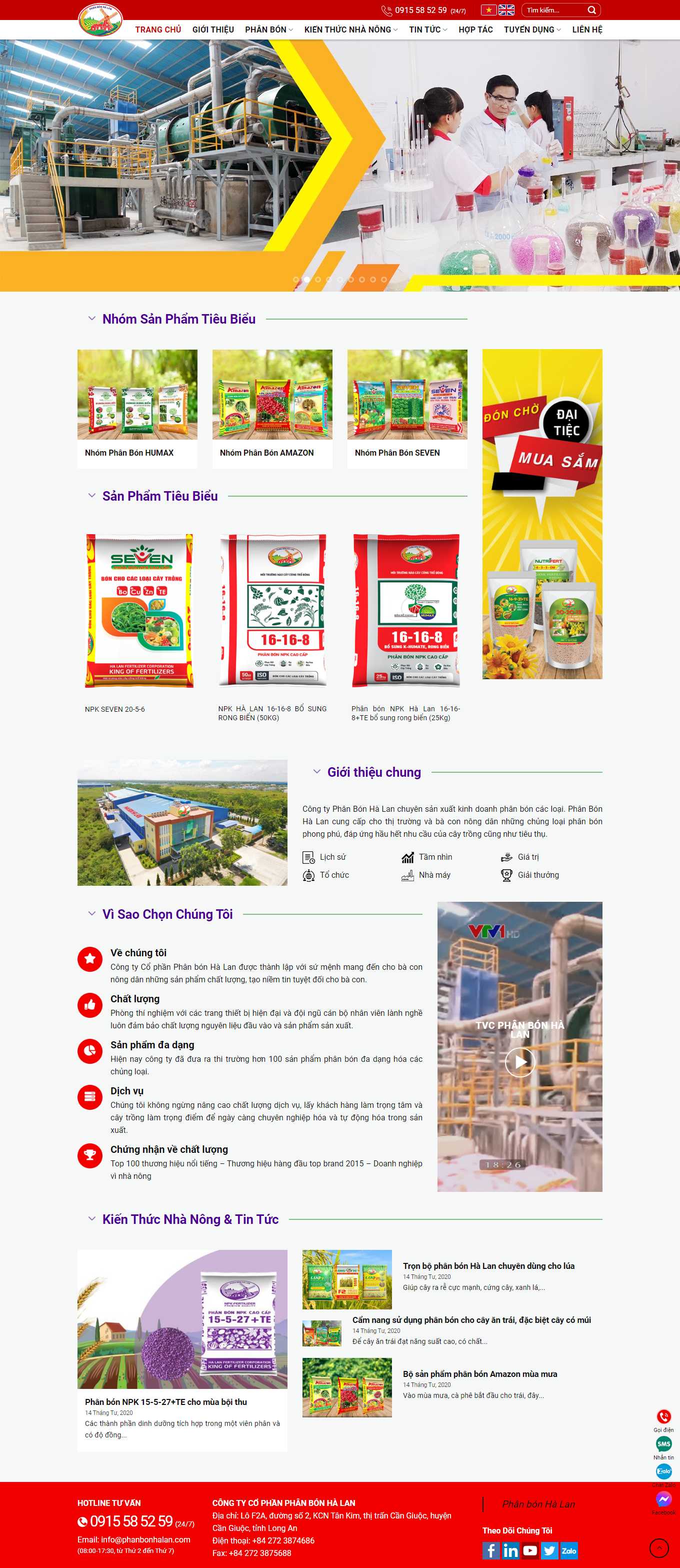 Thiết kế Web trà vinh phanbonhalan.com