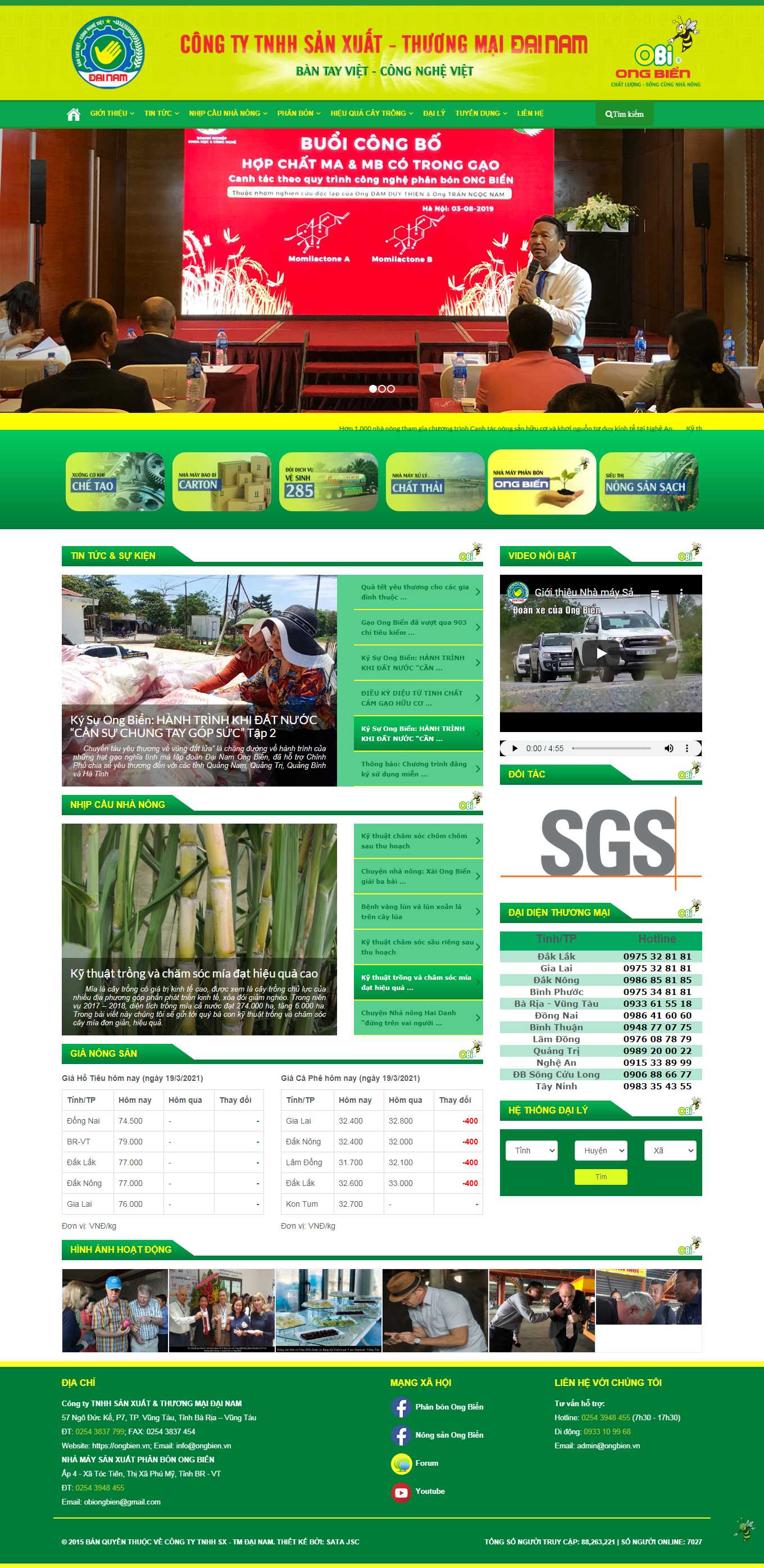 Thiết kế Web tuyên quang ongbien.vn