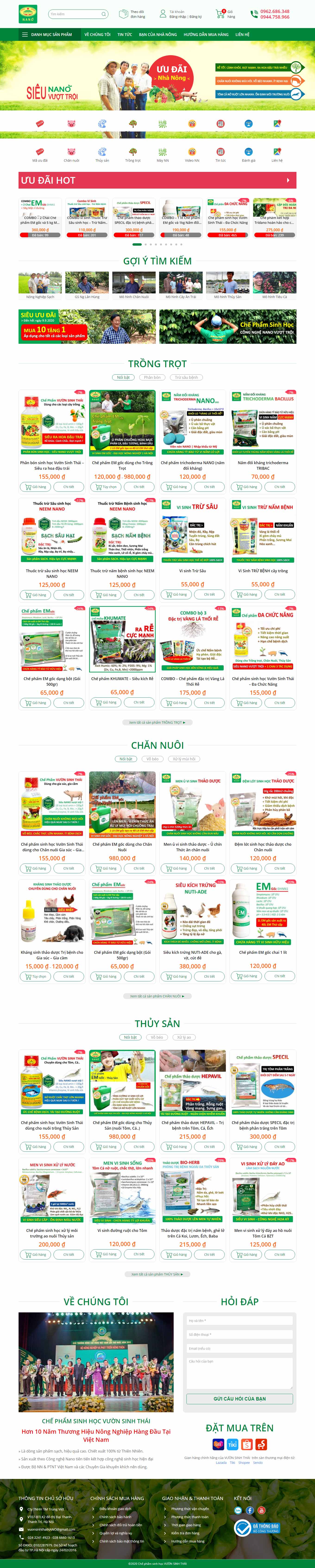 Thiết kế Web tuyên quang vuonsinhthai.com.vn