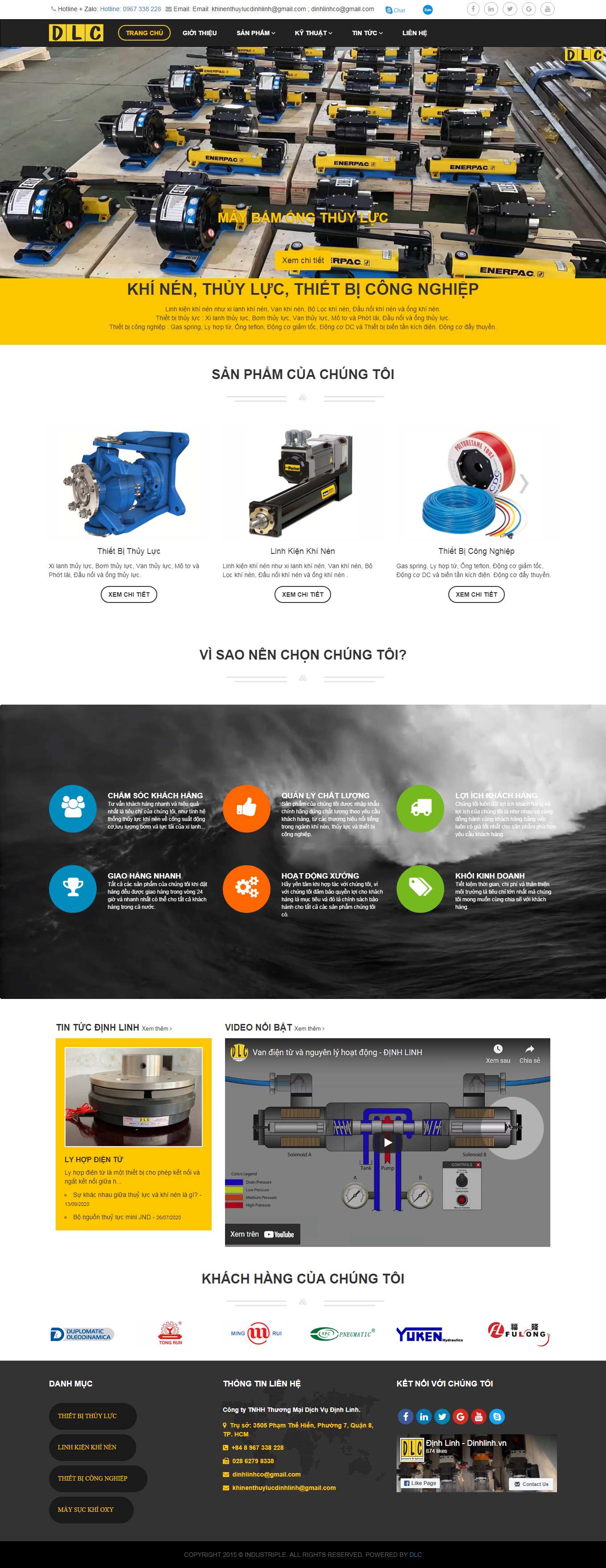 Thiết kế Web tuyên quang thuykhicongnghiep.vn