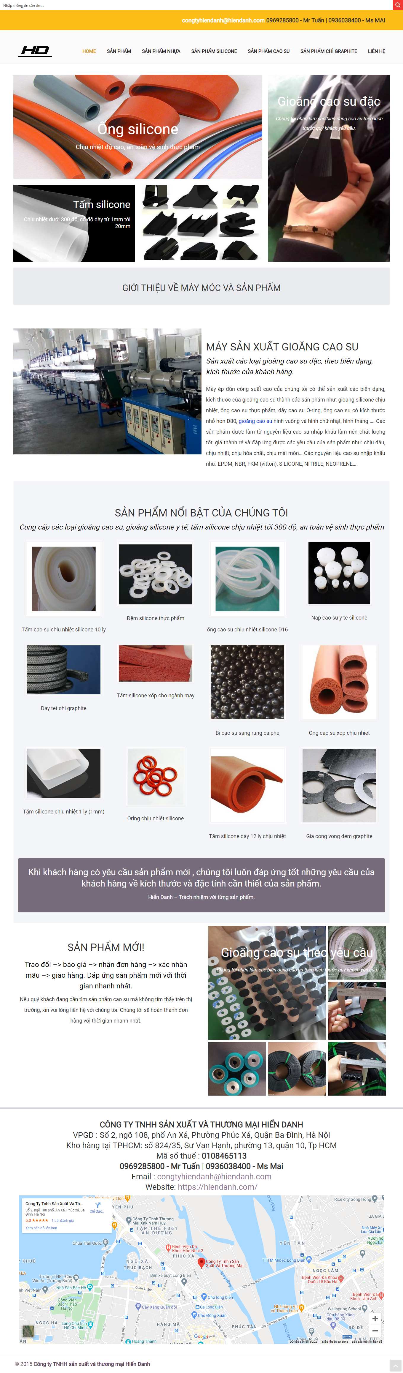 Thiết kế Web tuyên quang hiendanh.com