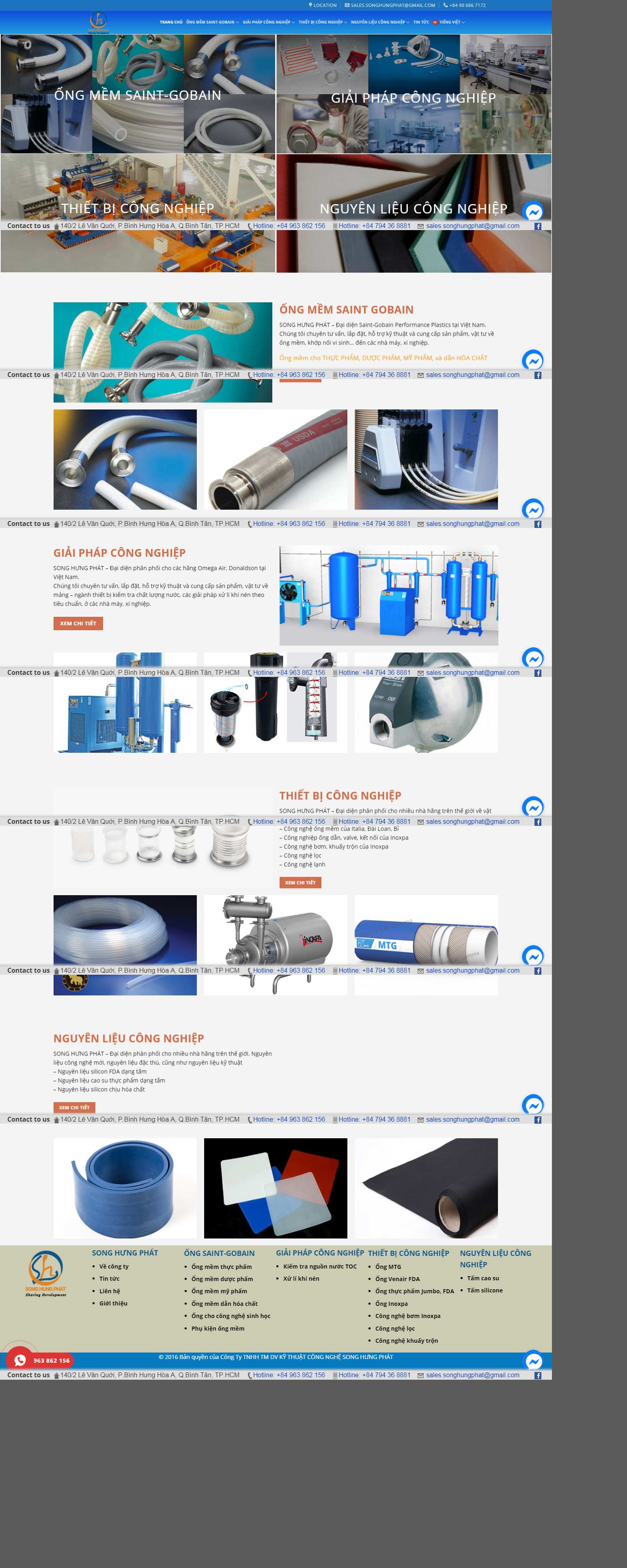 Thiết kế Web tuyên quang songhungphat.com