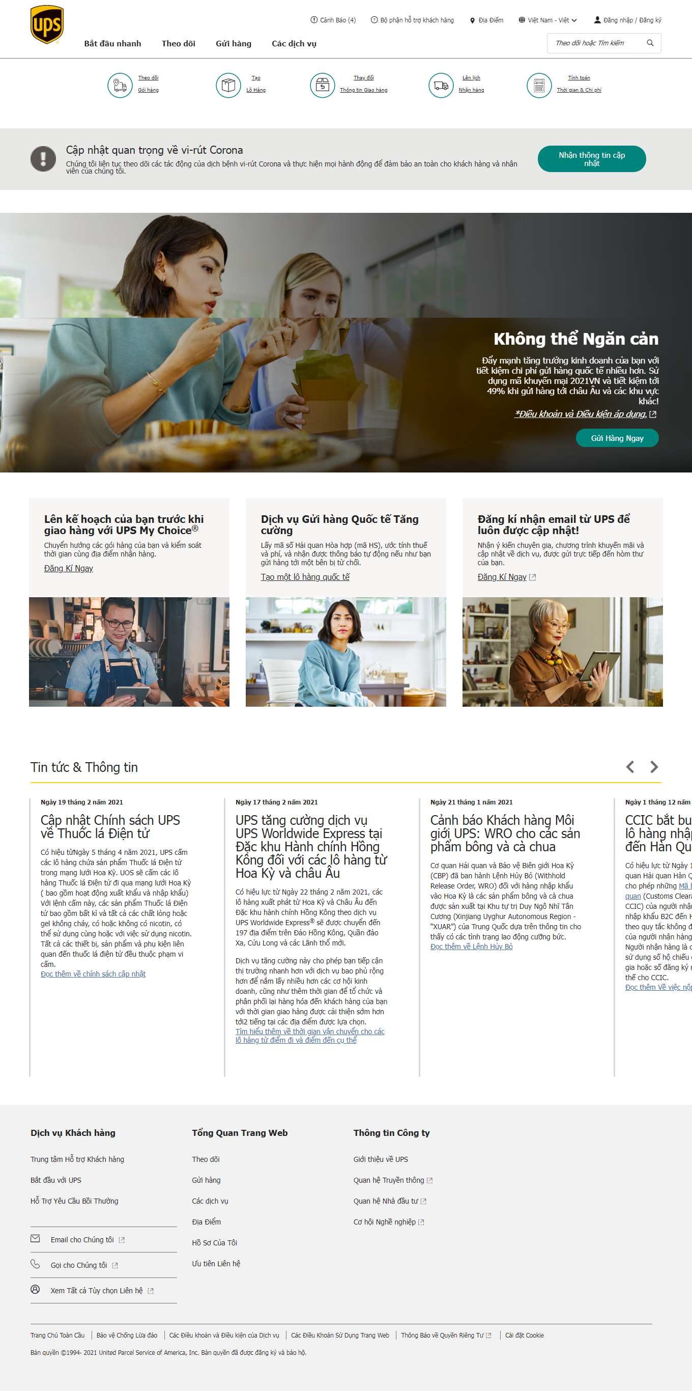 Thiết kế Web vĩnh long ups.com