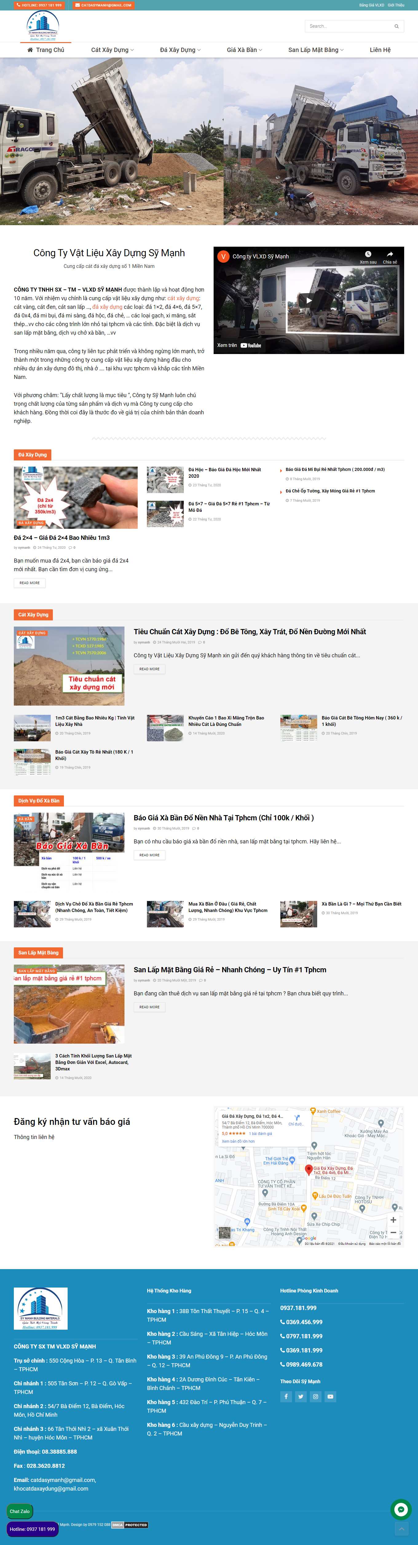 Thiết kế Web vĩnh long khocatdaxaydung.com