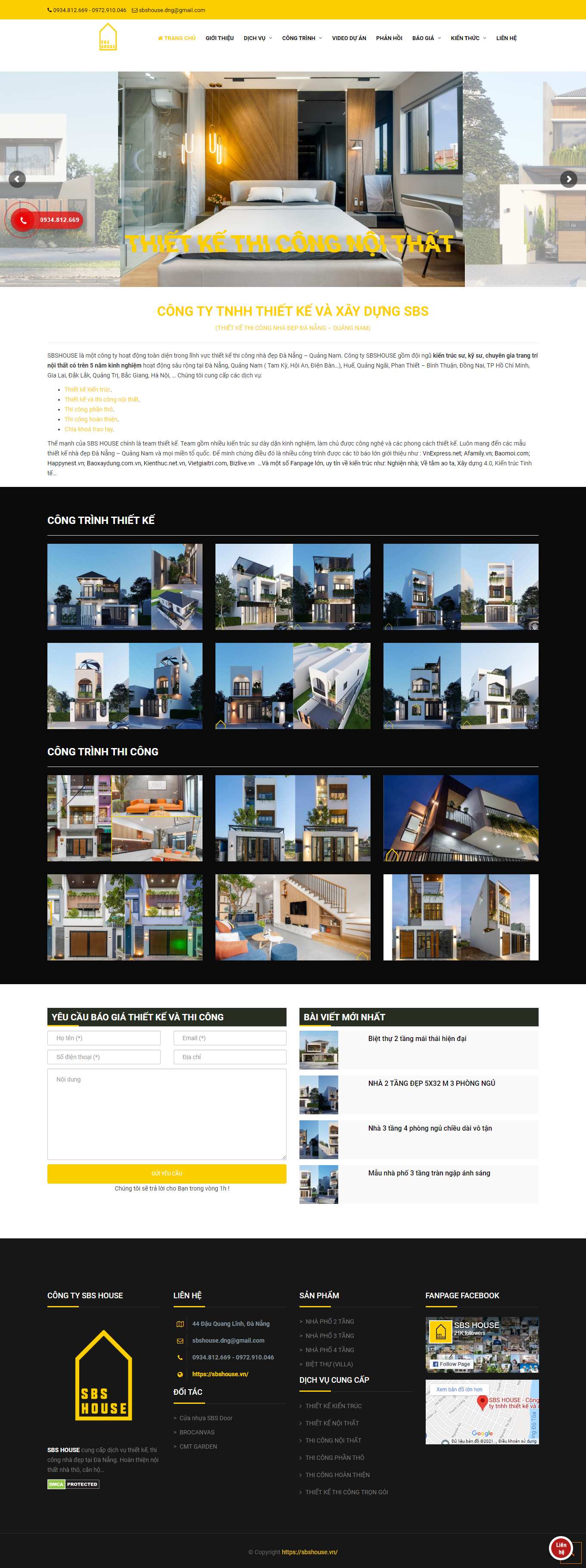 Thiết kế Web vĩnh long sbshouse.vn