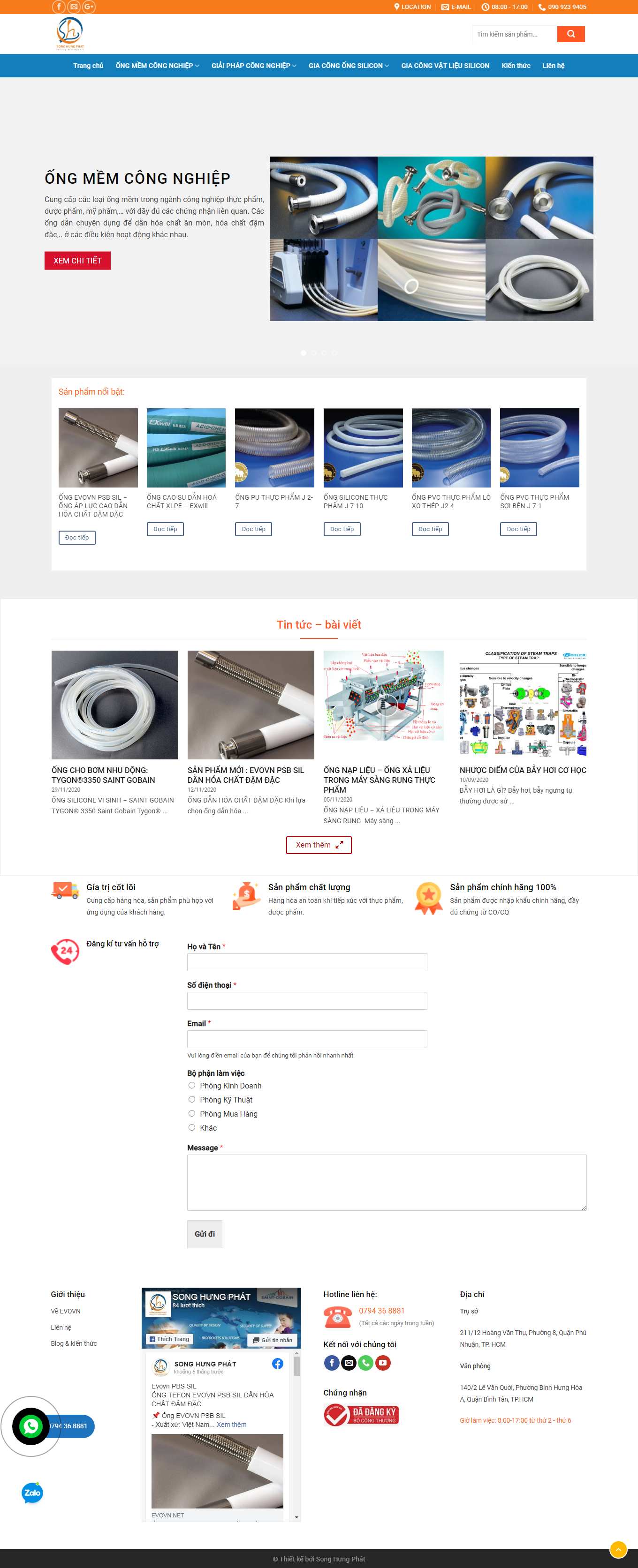 Thiết kế Web vĩnh long evovn.net