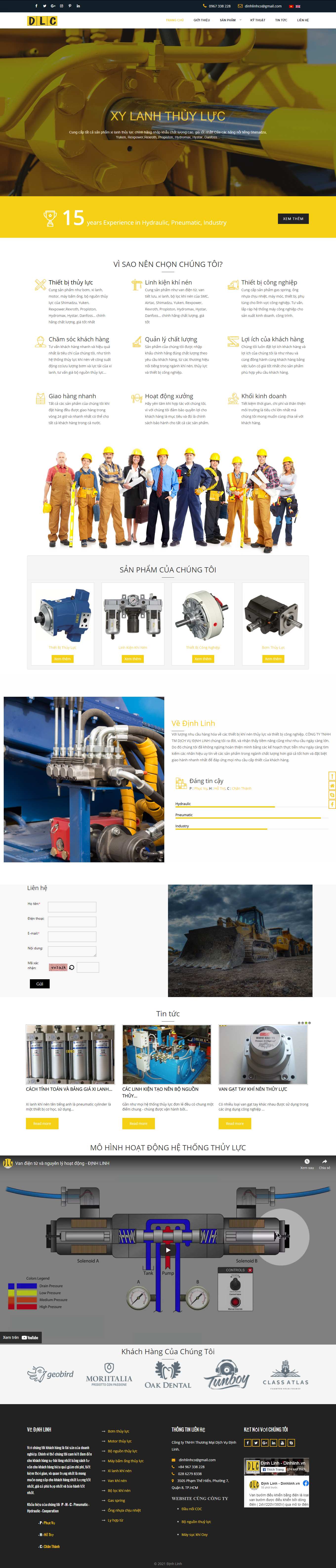 Thiết kế Web vĩnh long dinhlinh.vn
