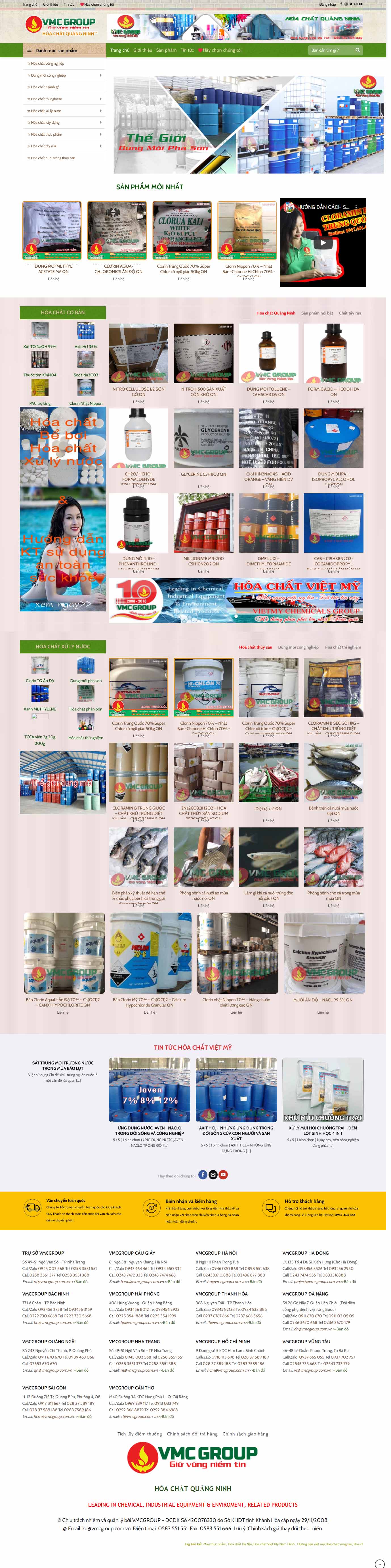 Thiết kế Web vĩnh phúc hoachatquangninh.com