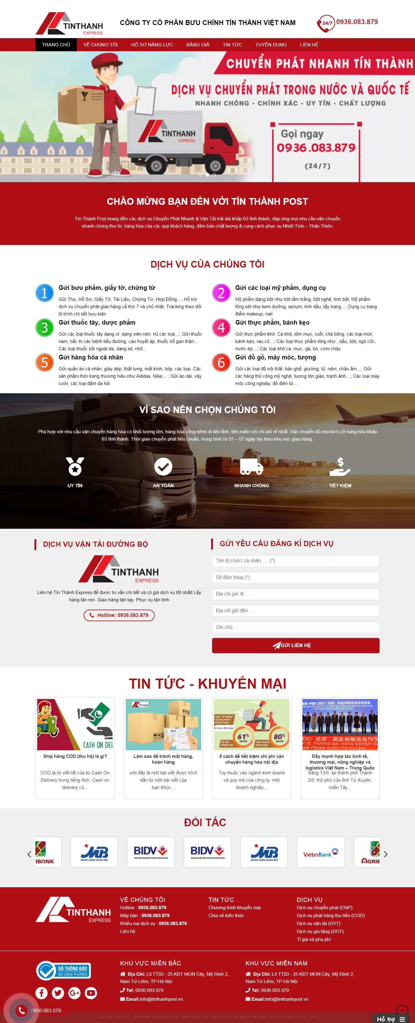 Thiết kế Web vĩnh phúc tinthanhpost.vn