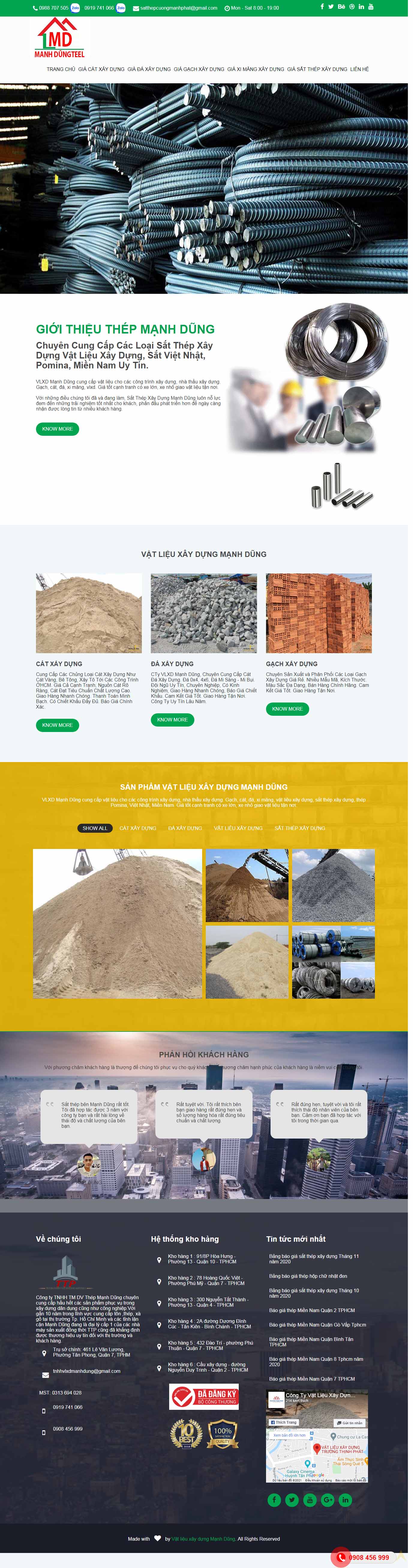 Thiết kế Web vĩnh phúc vlxdtruongthinhphat.com