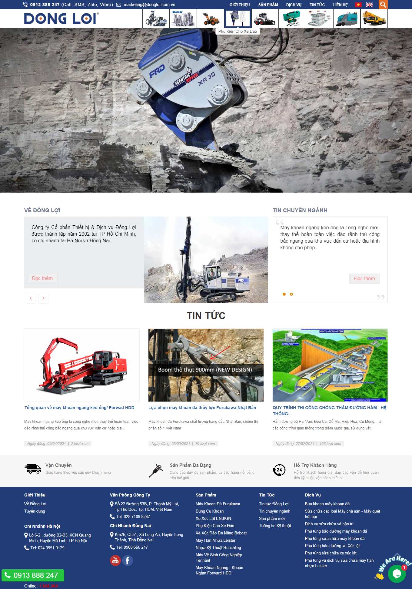 Thiết kế Web quận 1 dongloi.com.vn