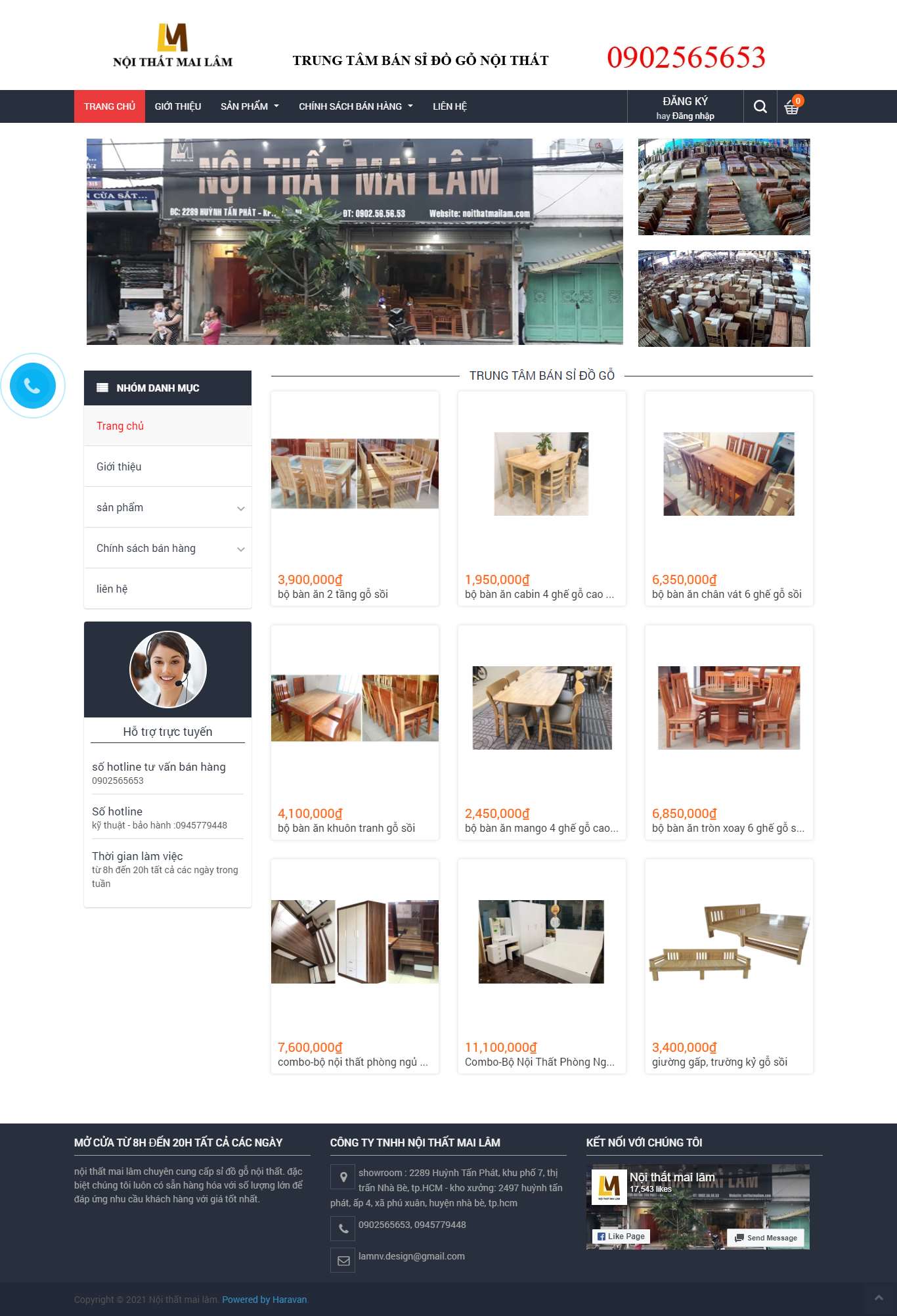Thiết kế Web quận 2 noithatmailam.com