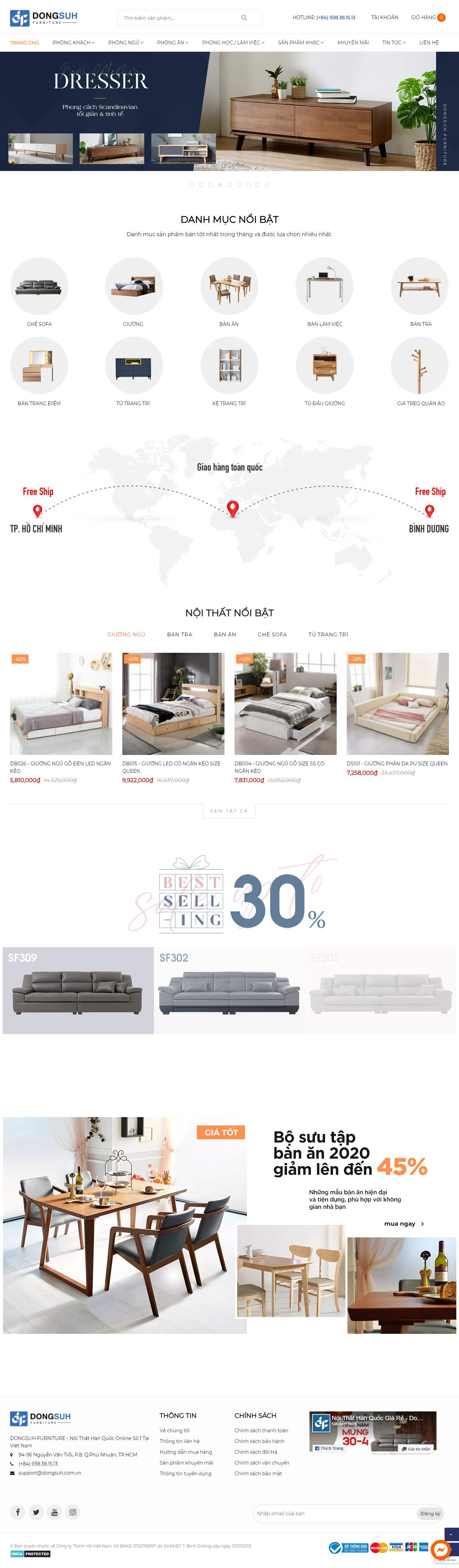 Thiết kế Web quận 3 dongsuh.vn