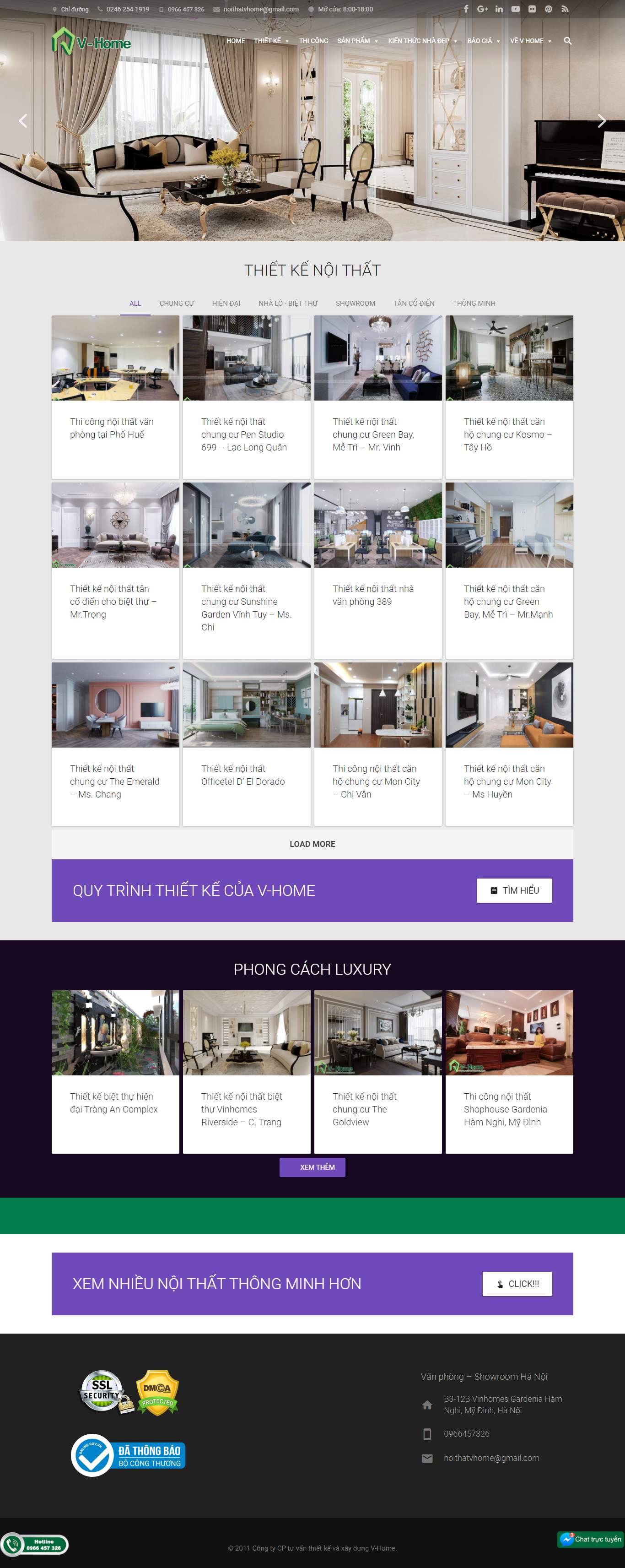Thiết kế Web quận 11 noithatvhome.com
