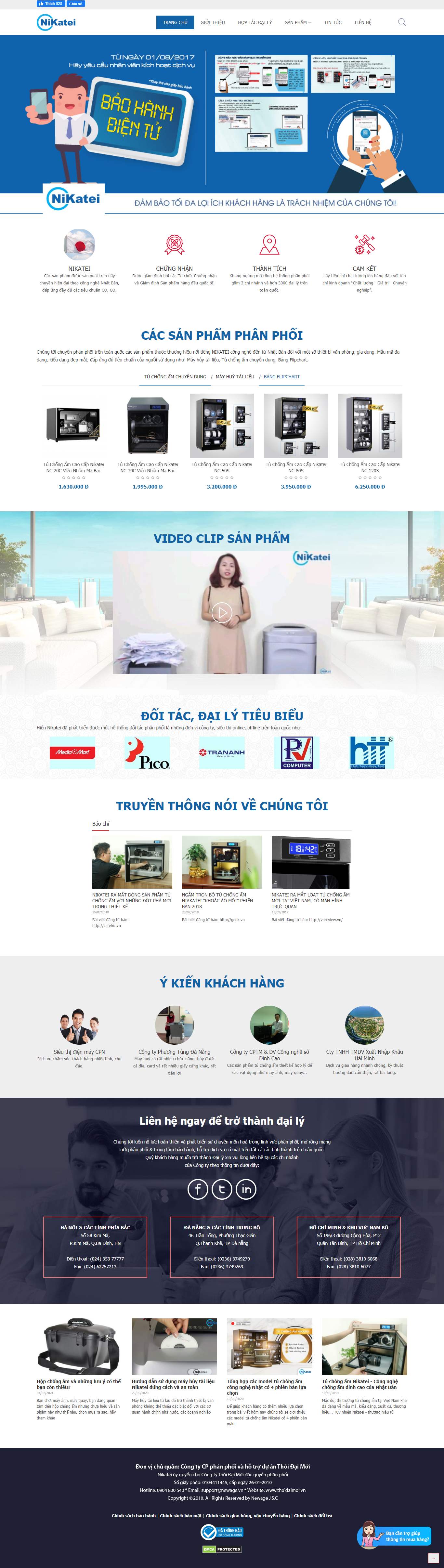 Thiết kế Web quận 2 nikatei.com.vn
