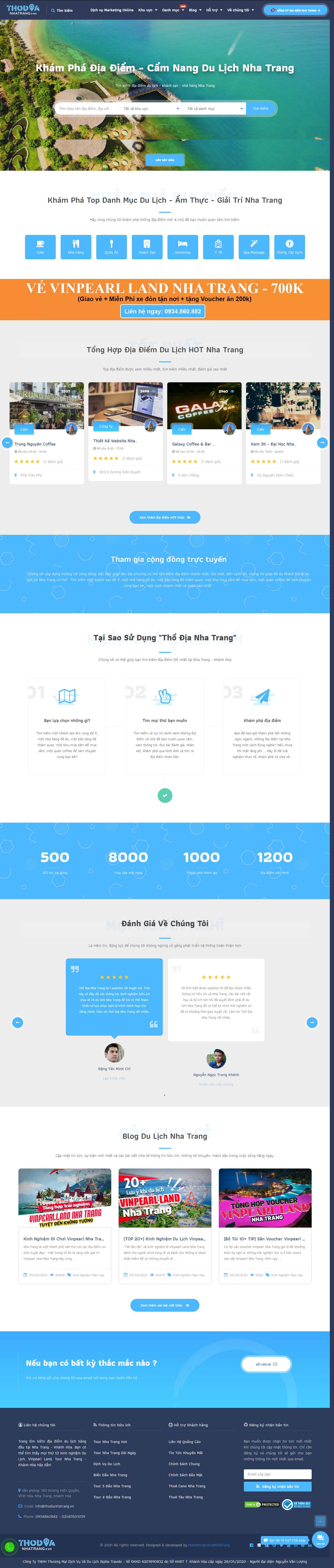 Thiết kế Web quận 3 thodianhatrang.vn