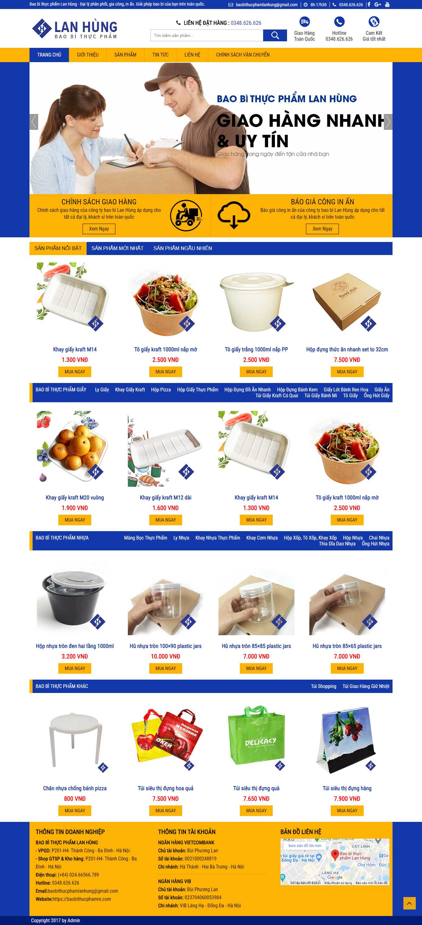 Thiết kế Web quận 4 baobithucphamre.com