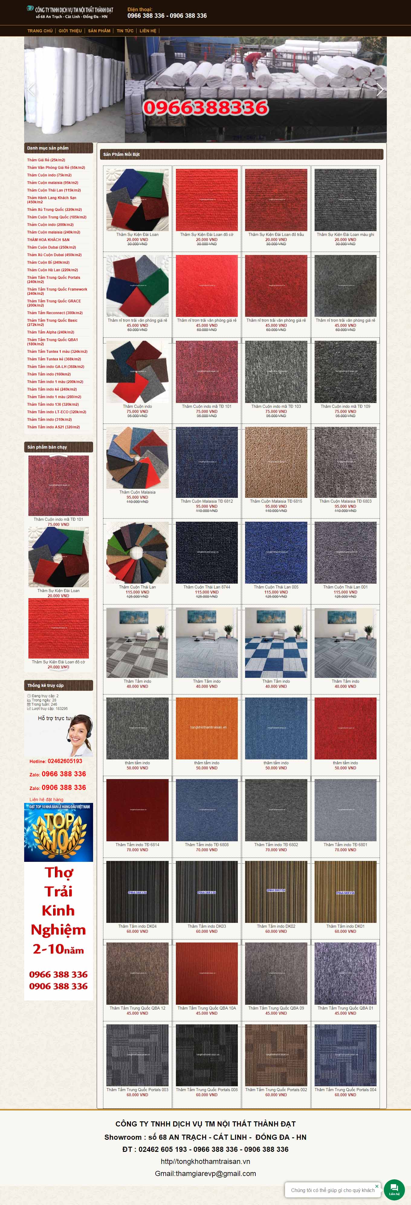 Thiết kế Web quận 4 tongkhothamtraisan.vn