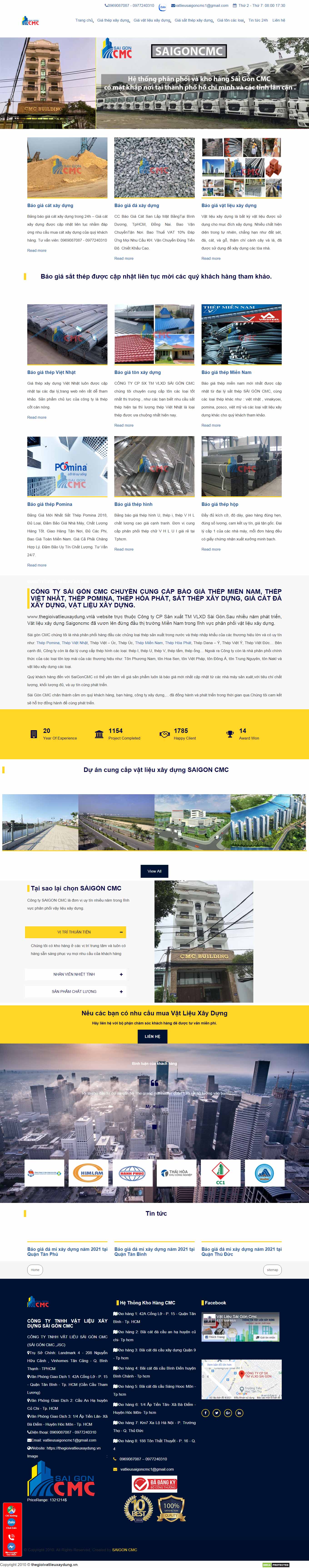 Thiết kế Web quận 6 thegioivatlieuxaydung.vn