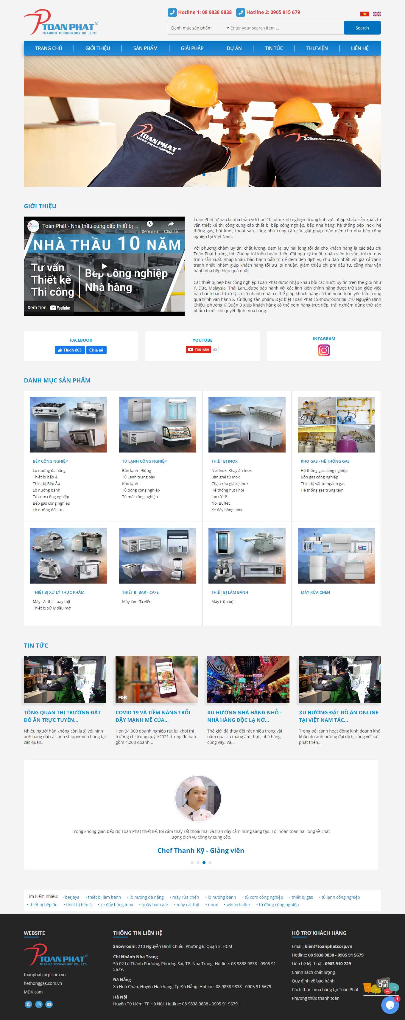 Thiết kế Web quận 8 toanphatcorp.vn