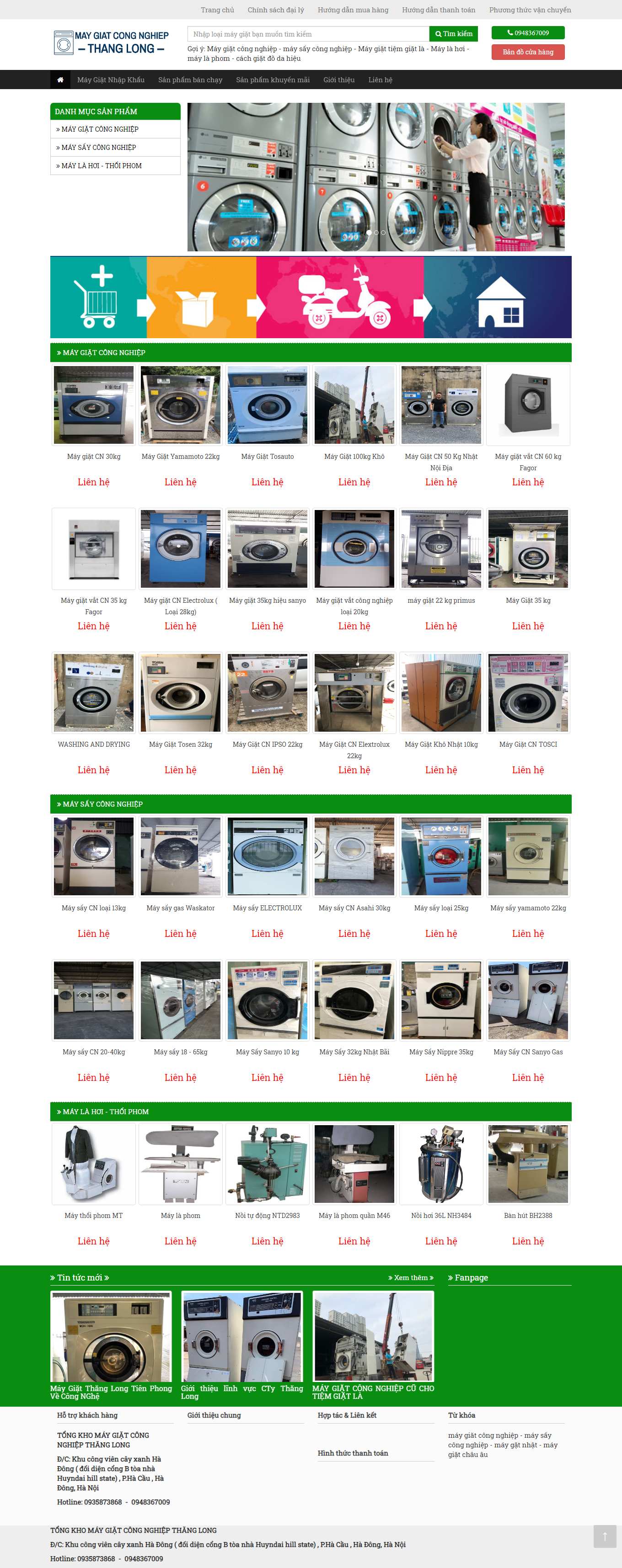 Thiết kế Web quận 8 maygiatcongnghiepthanglong.com