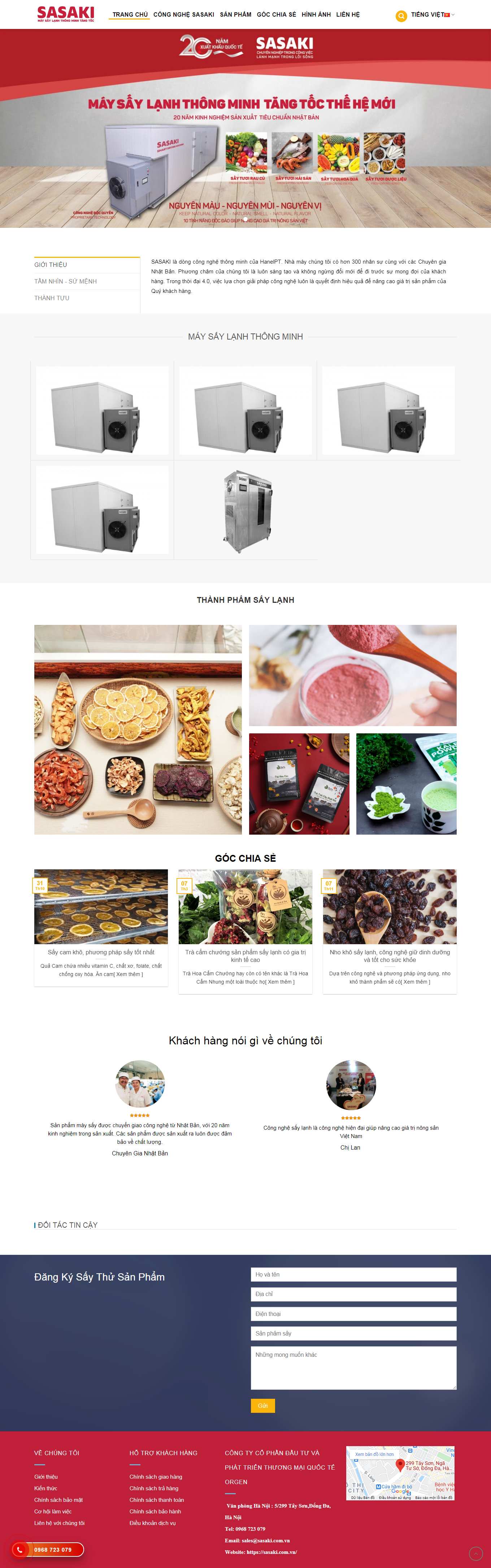 Thiết kế Web quận 8 sasaki.com.vn