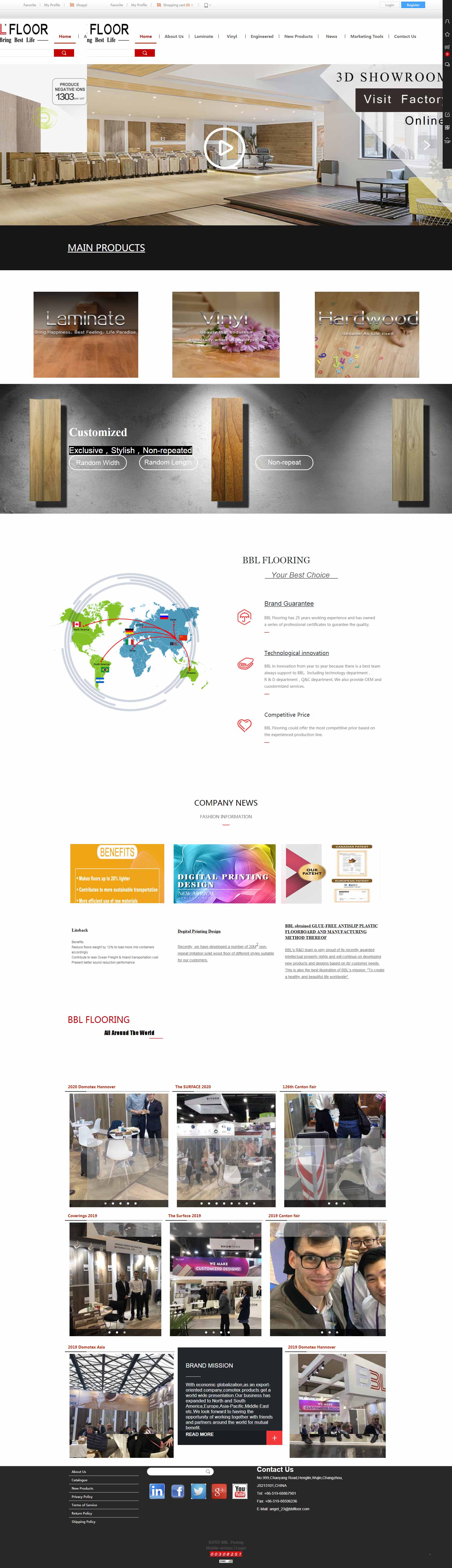 Thiết kế Web quận 9 bblflooring.com