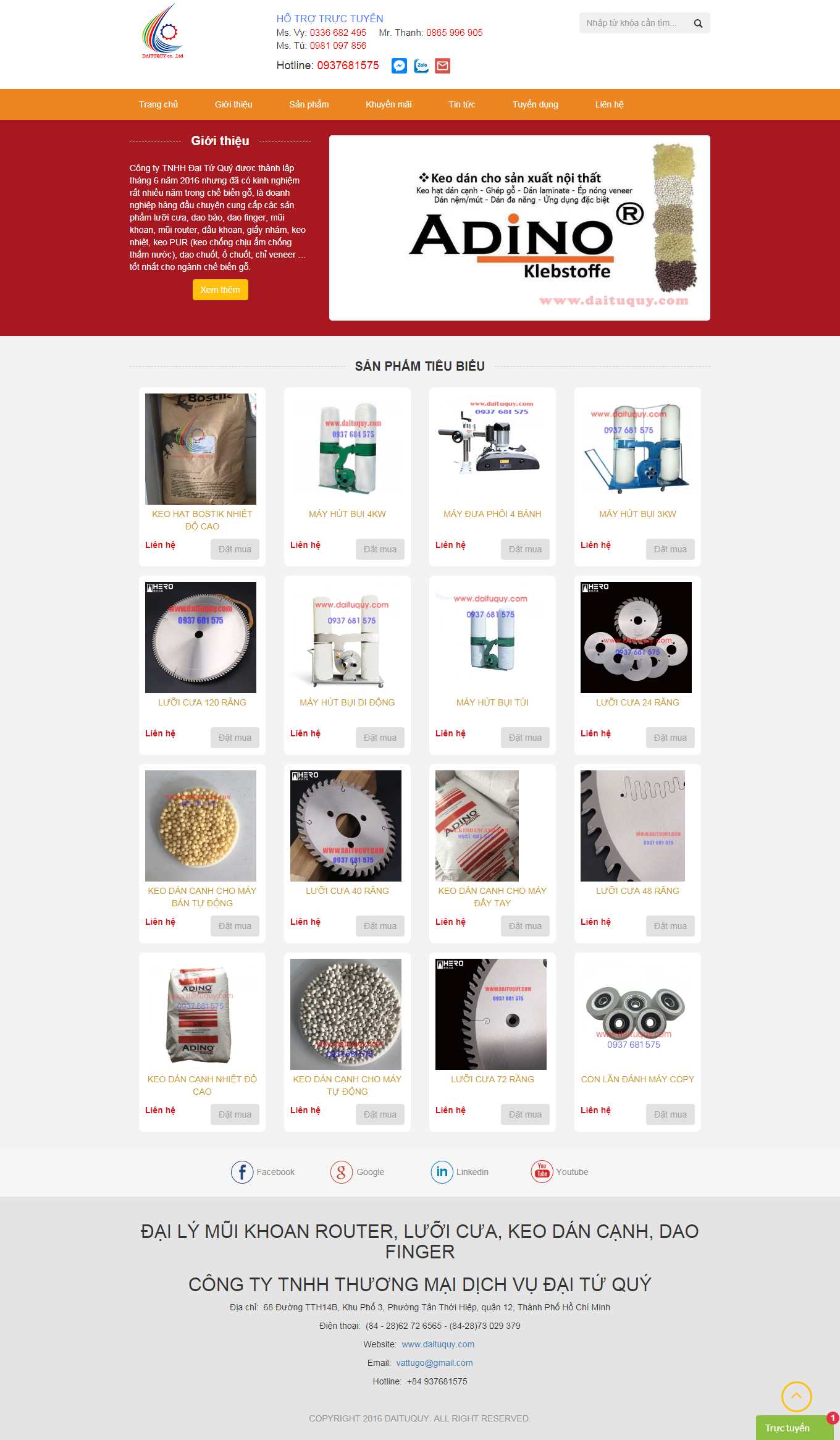 Thiết kế Web quận 9 daituquy.com