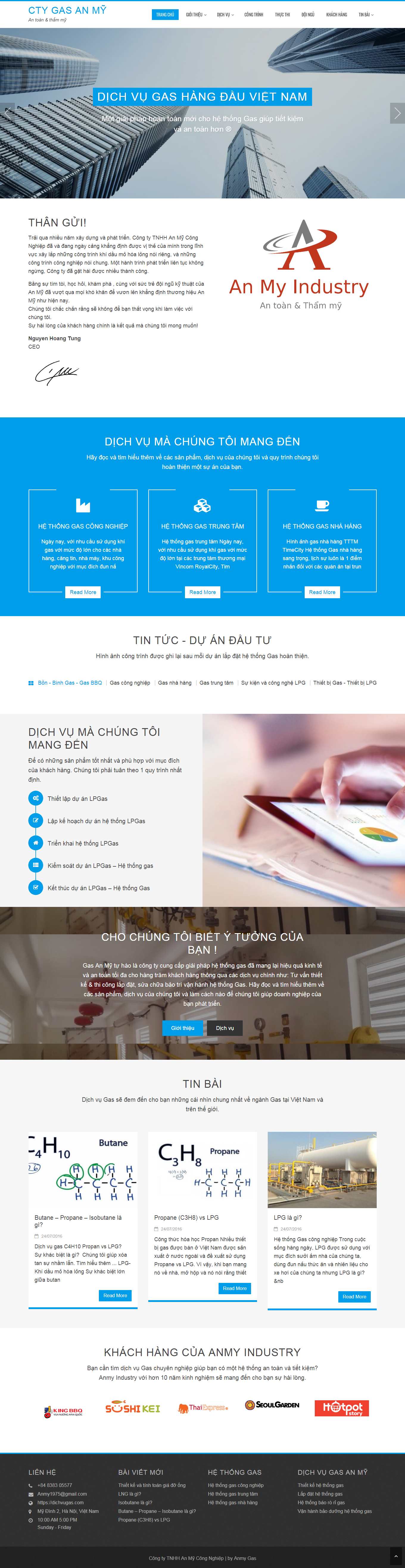 Thiết kế Web quận 11 dichvugas.com