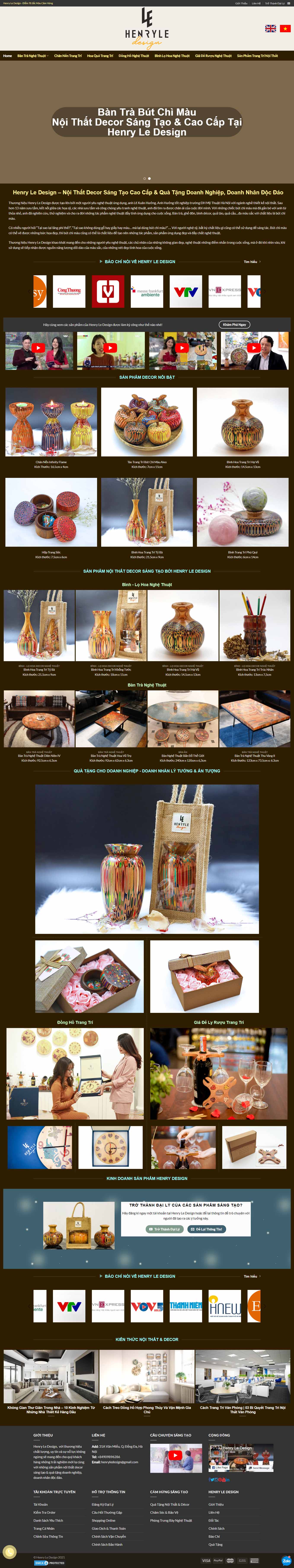 Thiết kế Web quận 11 henryledesign.com