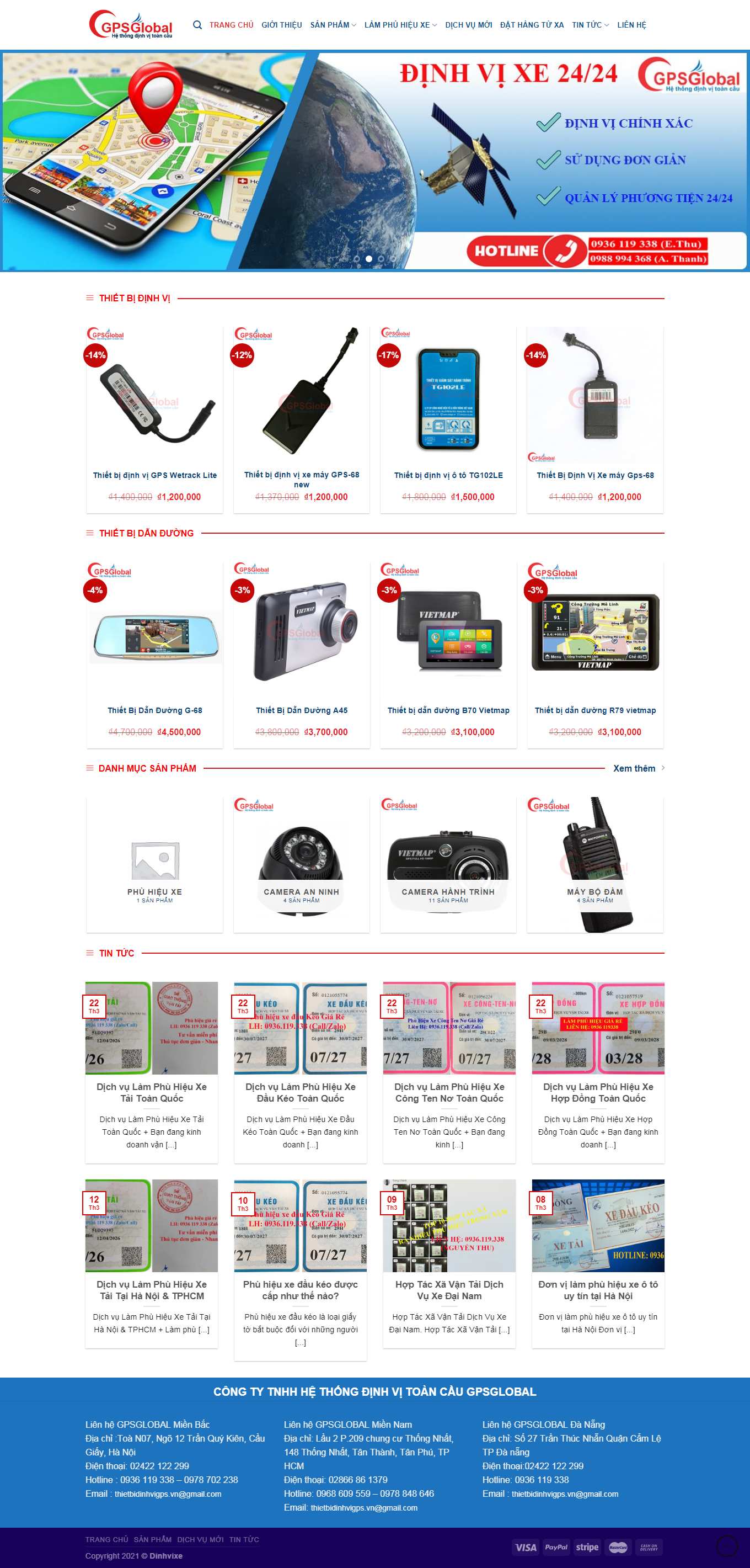 Thiết kế Web quận bình thạnh dinhvixe.vn