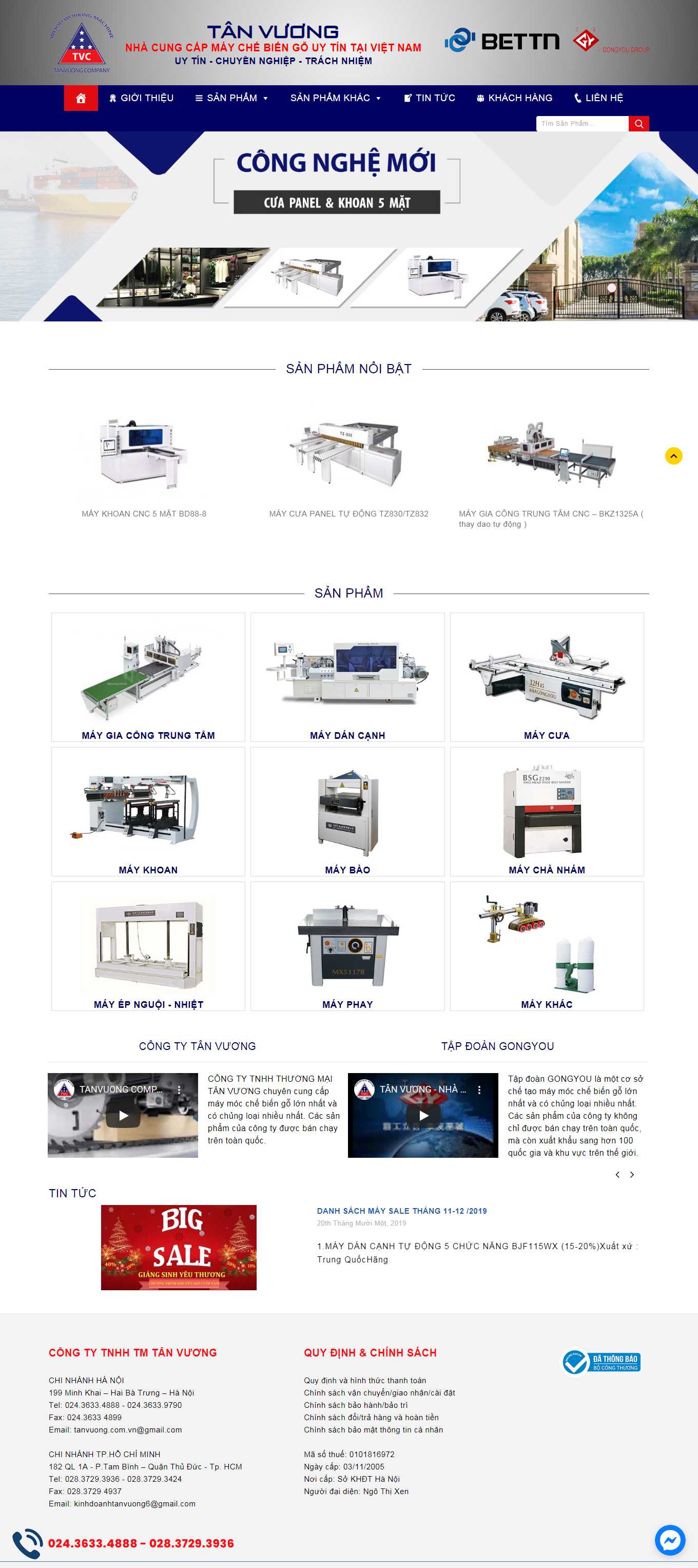 Thiết kế Web quận bình thạnh tanvuong.com.vn