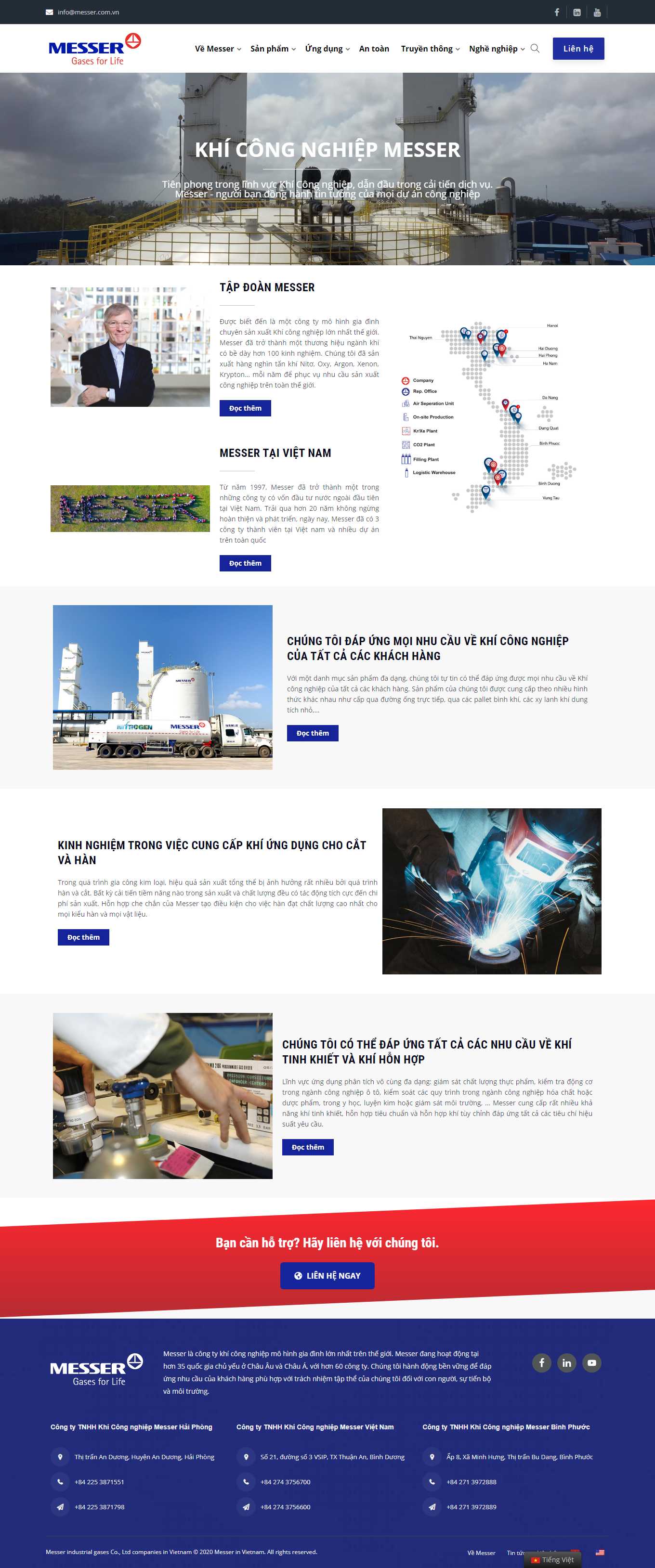 Thiết kế Web quận gò vấp messer.com.vn