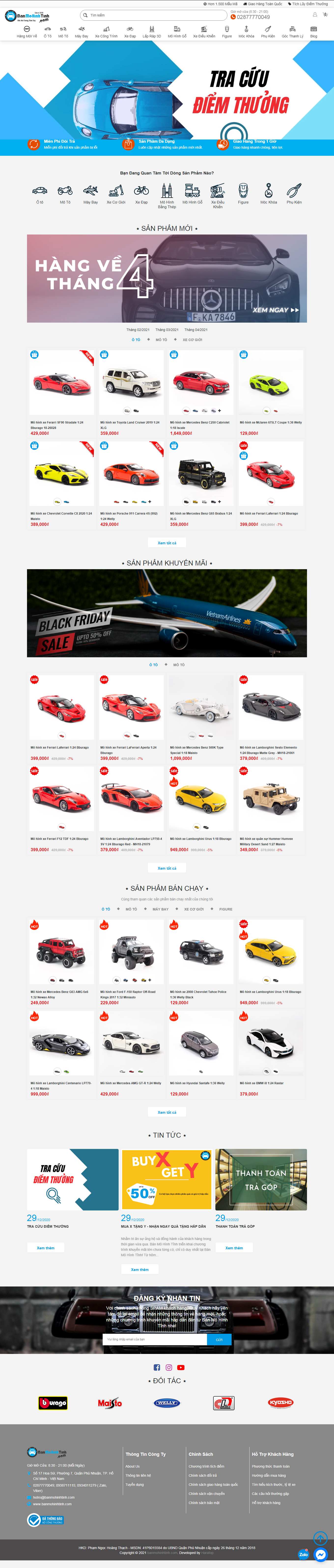 Thiết kế Web quận tân bình banmohinhtinh.com