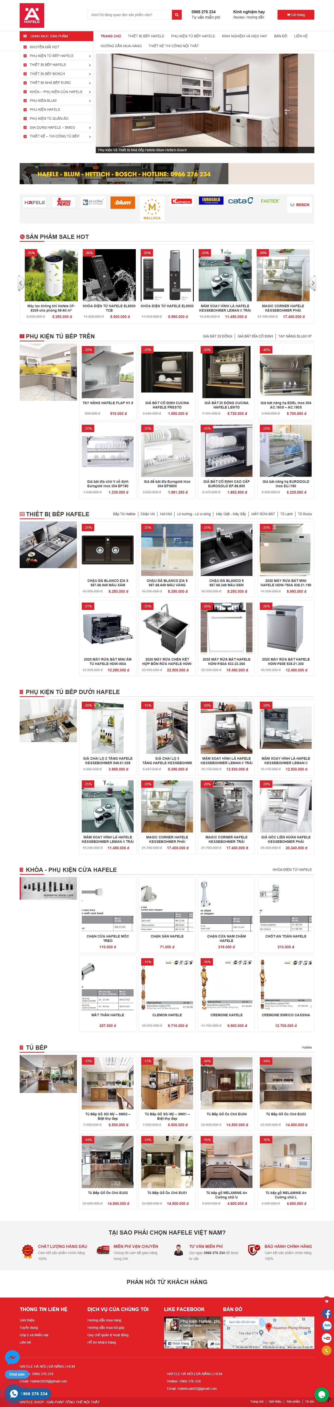 Thiết kế Web quận tân phú phukienhafele.net.vn