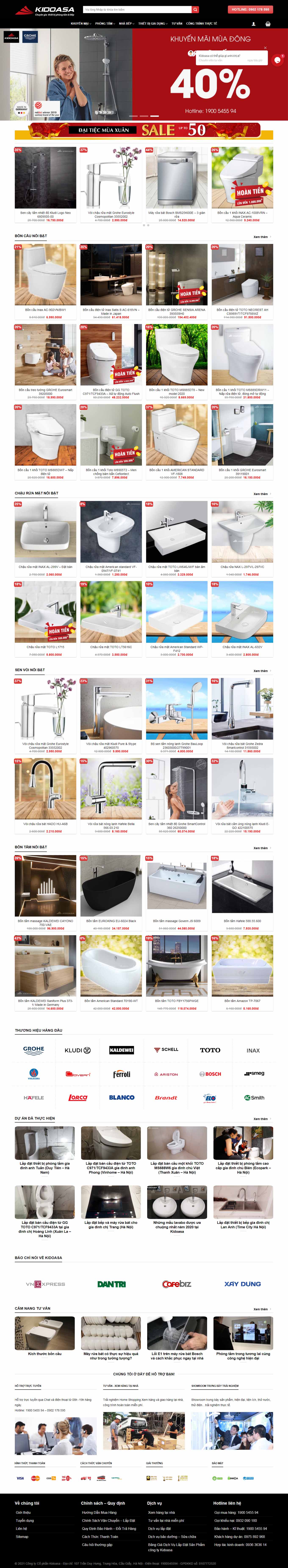 Thiết kế Web quận tân phú kidoasa.com