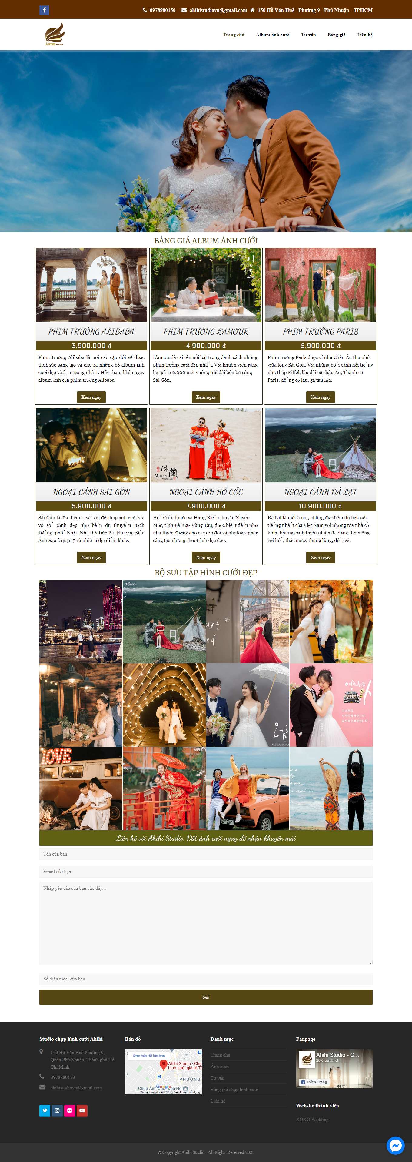 Thiết kế Web huyện bình chánh ahihistudio.vn