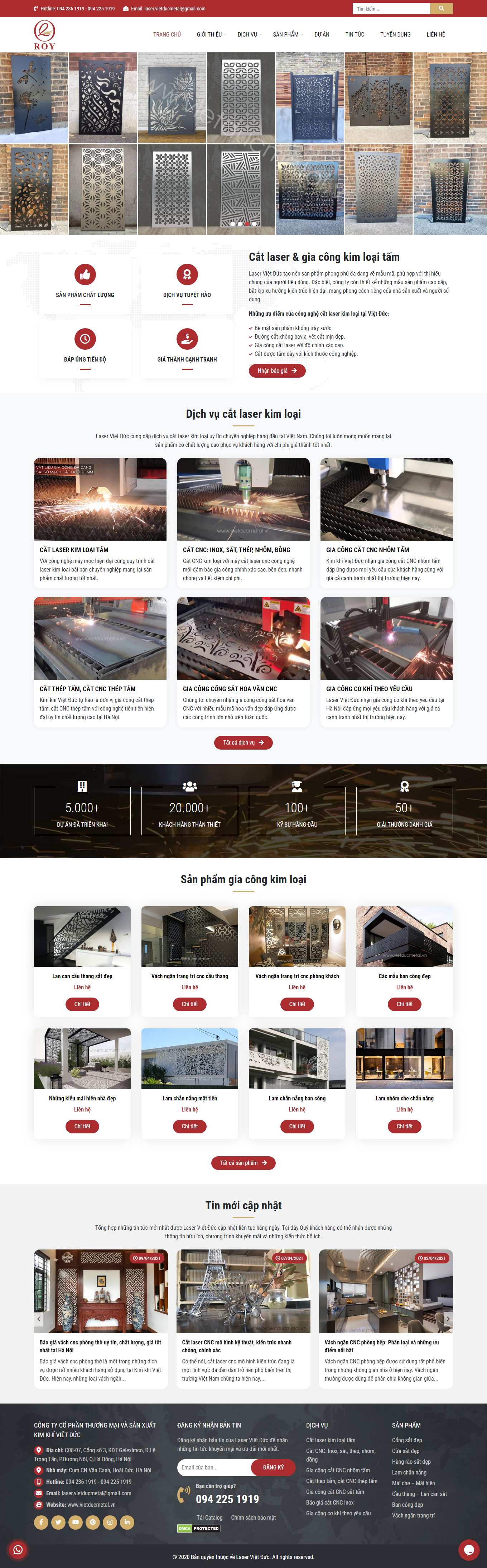Thiết kế Web huyện cần giờ vietducmetal.vn
