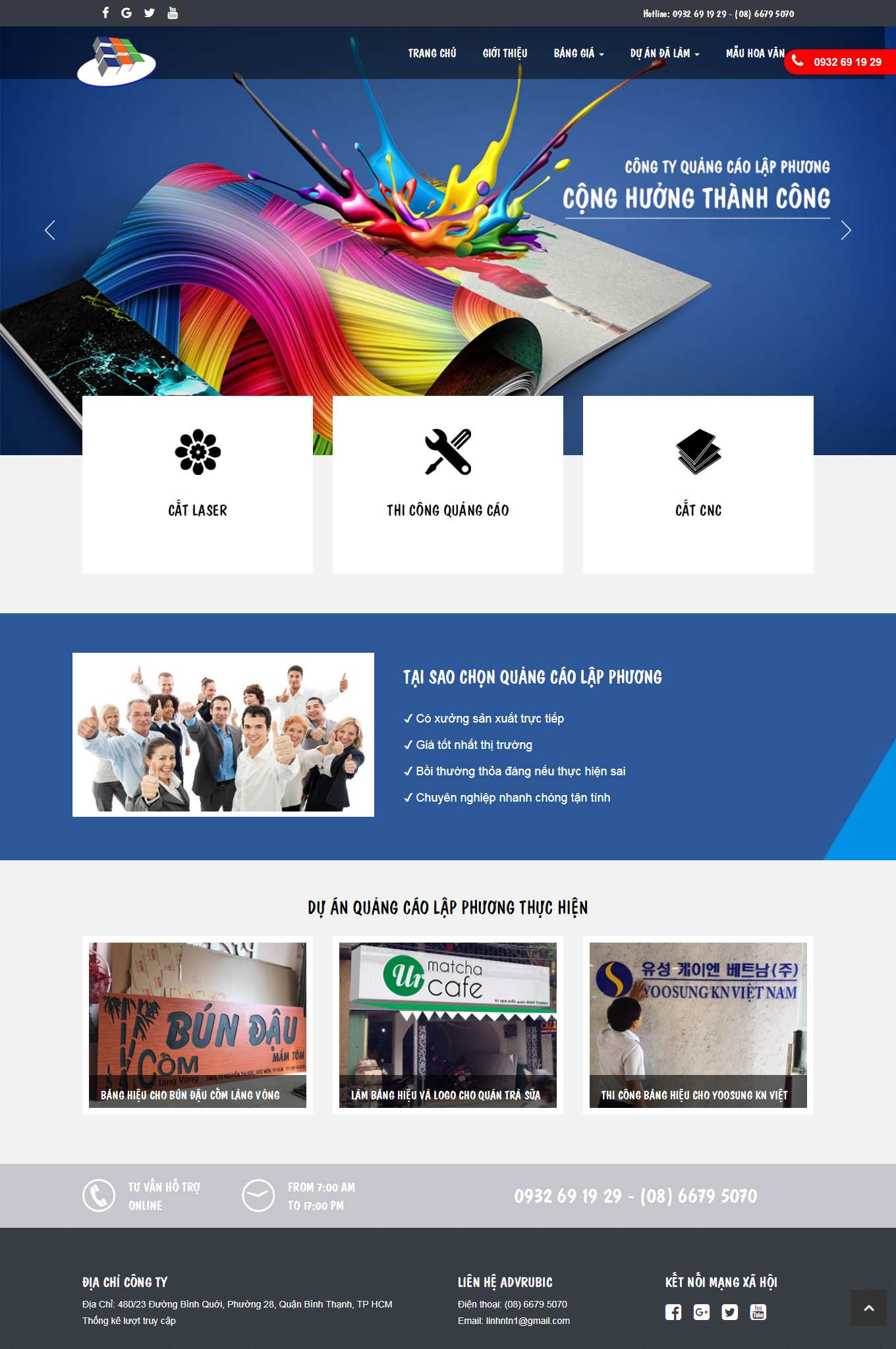 Thiết kế Web huyện cần giờ advrubic.com