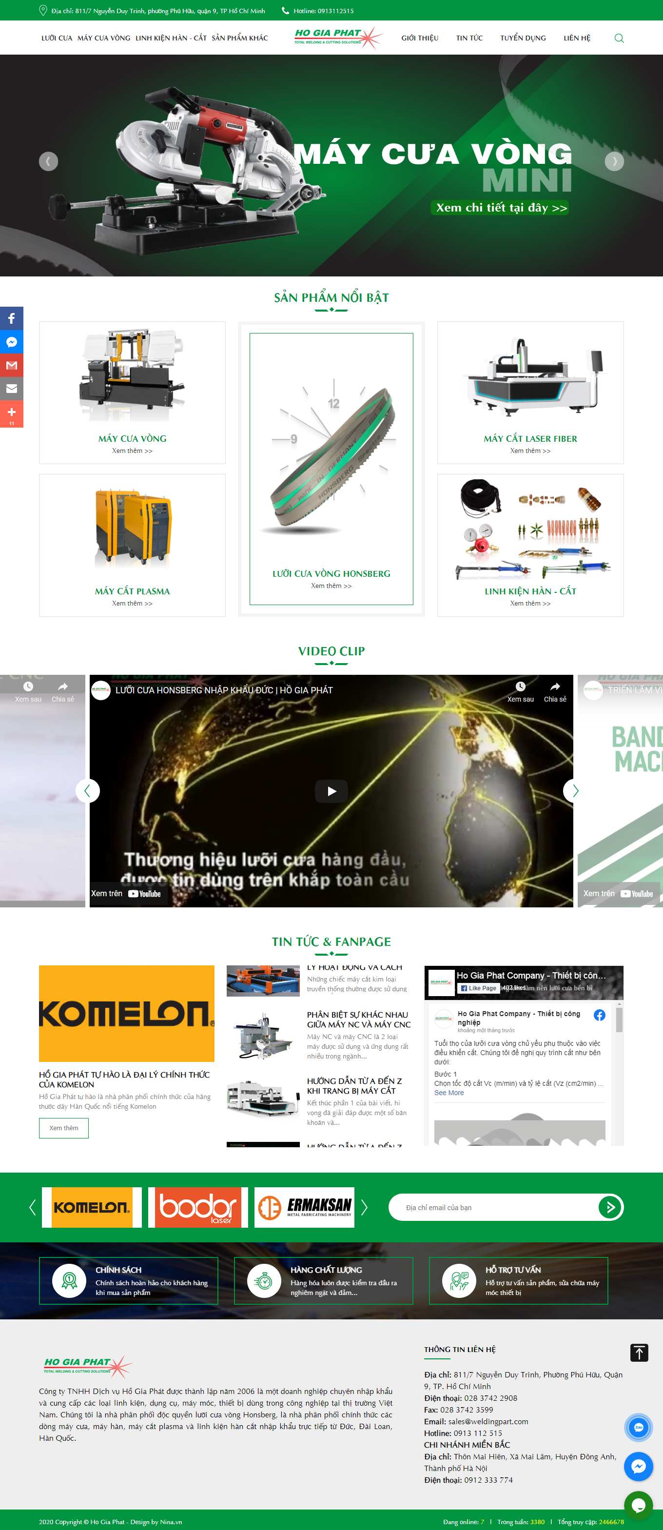 Thiết kế Web huyện cần giờ hogiaphat.com