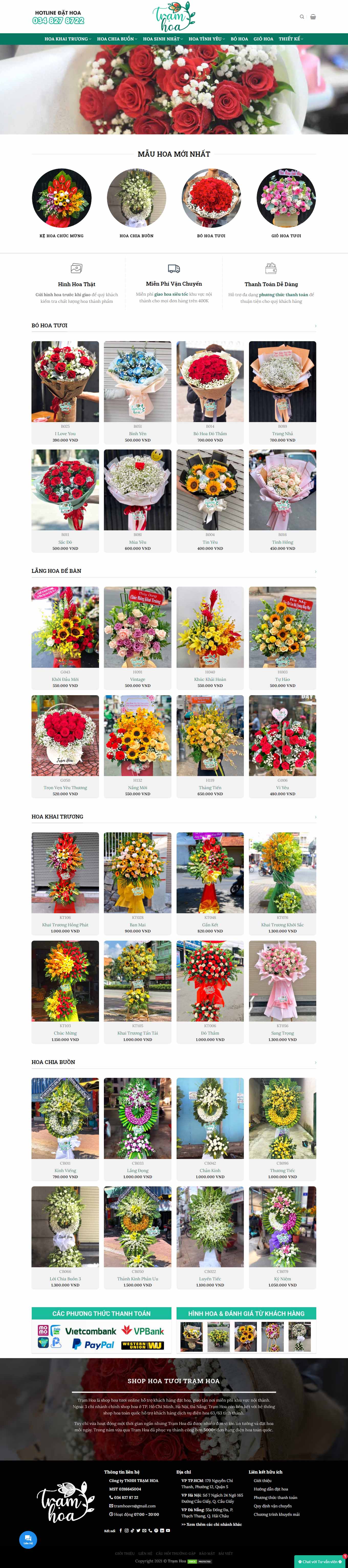 Thiết kế Web huyện củ chi tramhoa.com