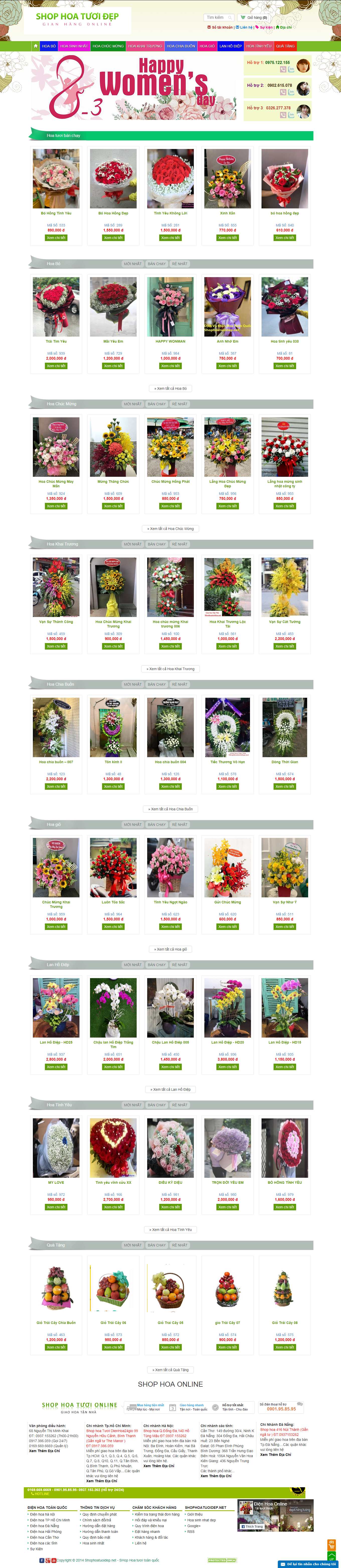 Thiết kế Web huyện củ chi shophoatuoidep.net