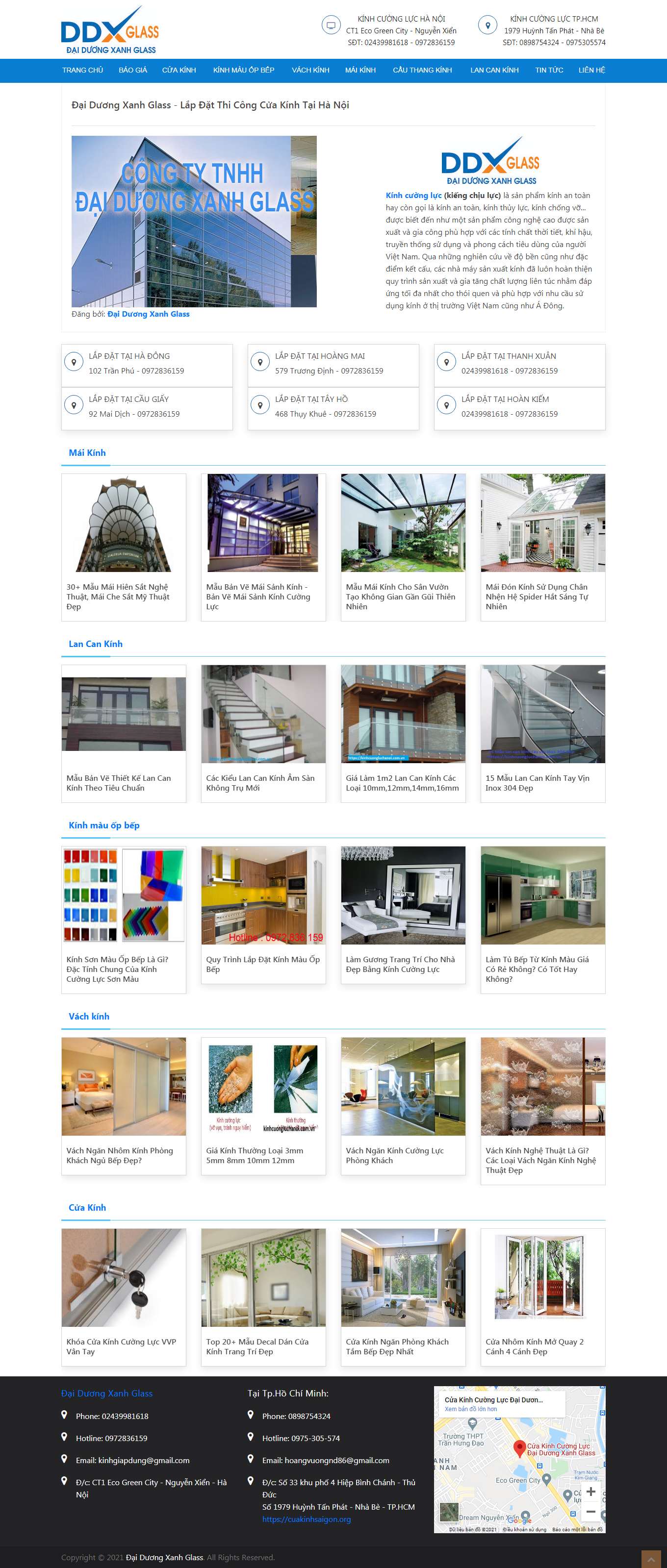 Thiết kế Web huyện hóc môn kinhcuongluchanoi.com.vn