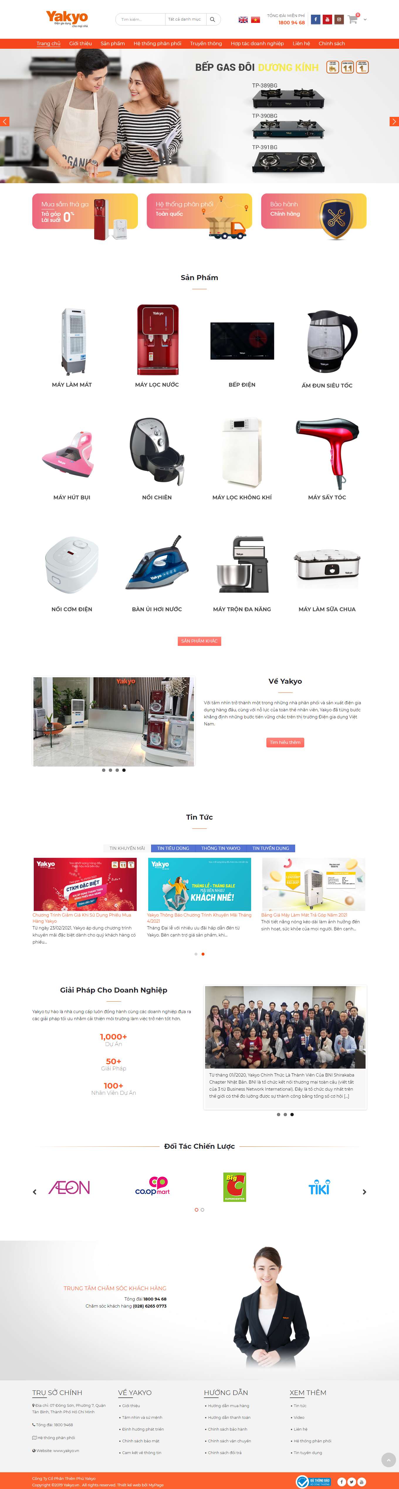 Thiết kế Web huyện nhà bè yakyo.com.vn