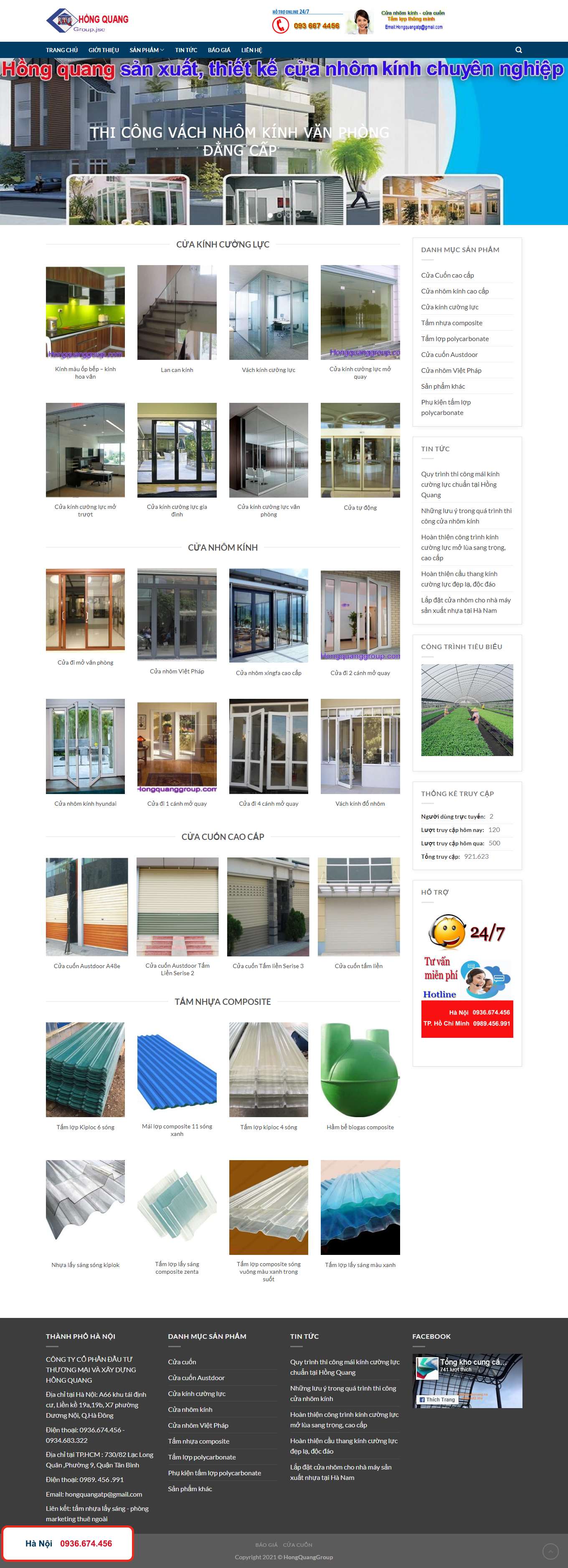 Thiết kế Web Ủy ban nhân nhân hongquanggroup.com