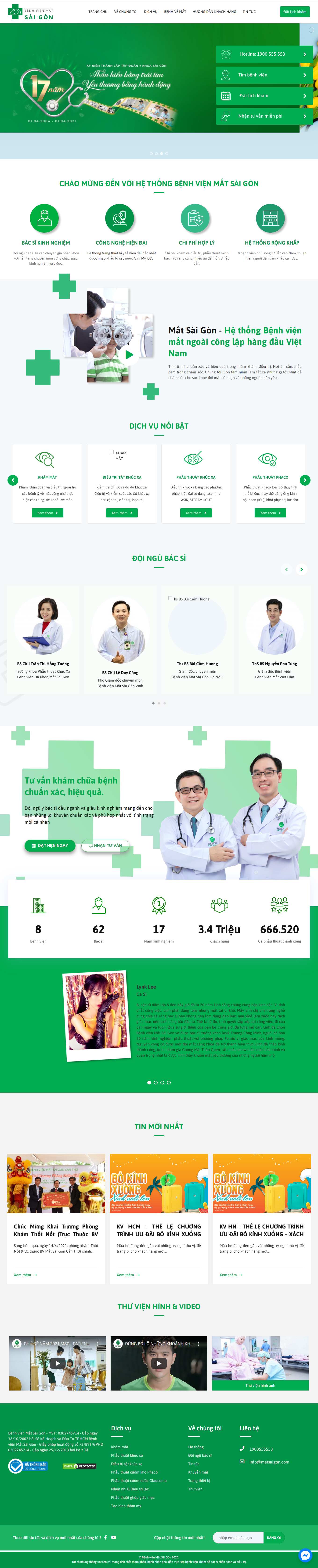Thiết kế Web y học matsaigon.com