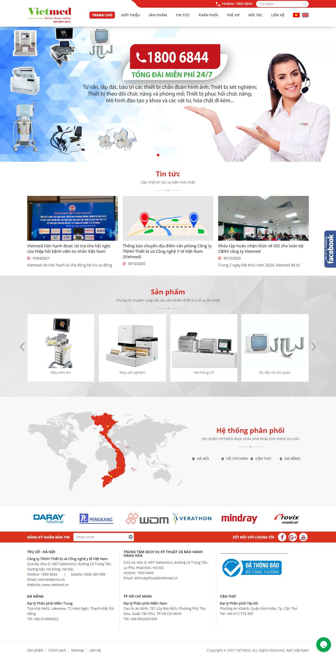 Thiết kế Web y tế vietmed.vn