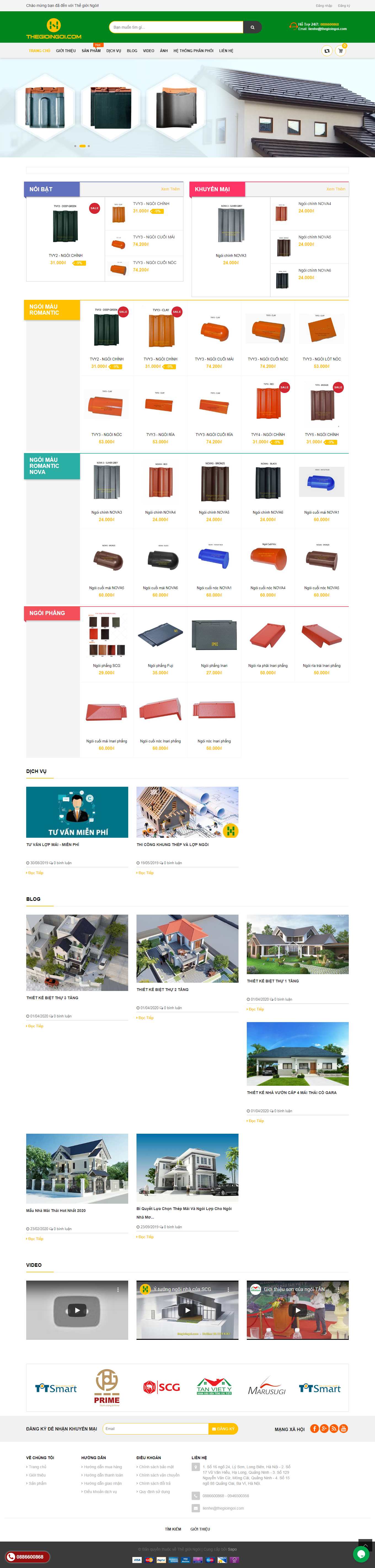 Thiết kế Web kiến trúc thegioingoi.com