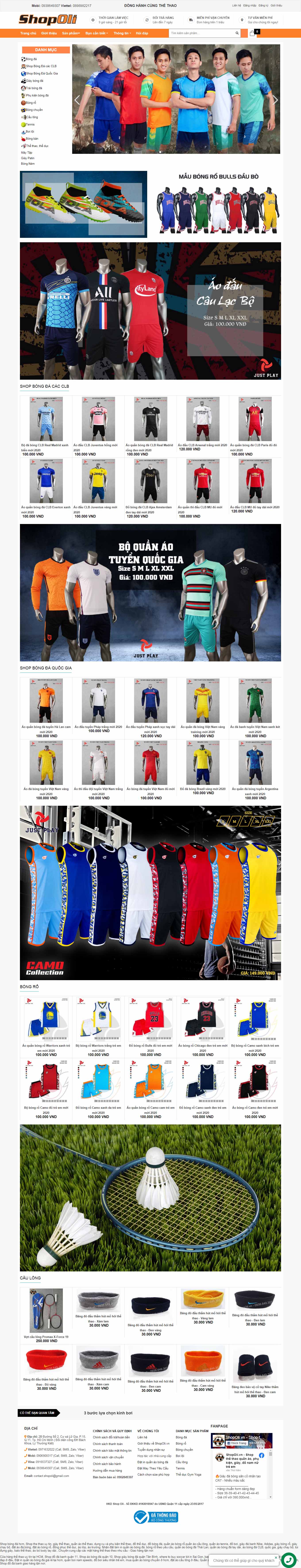 Thiết kế Web nhanh shopoli.vn