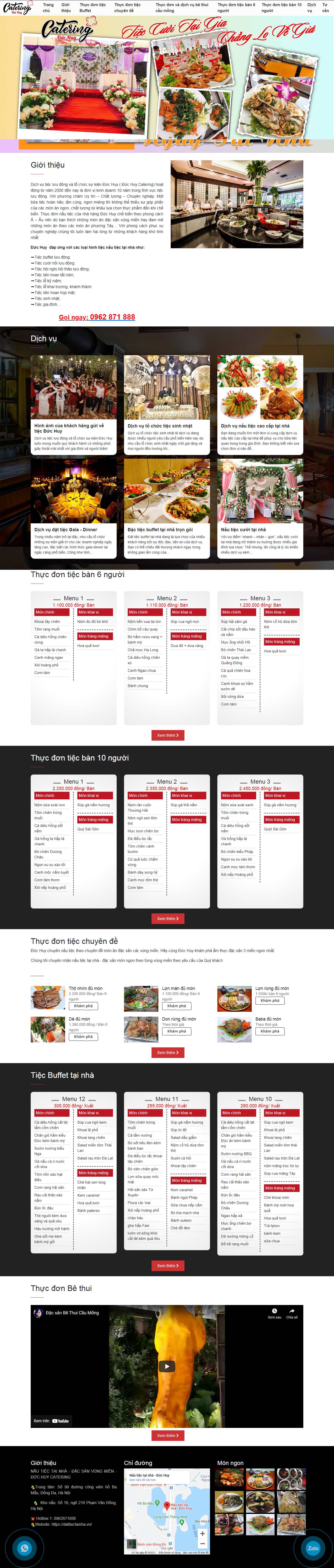 Thiết kế Web đẹp nhất dattiectainha.vn